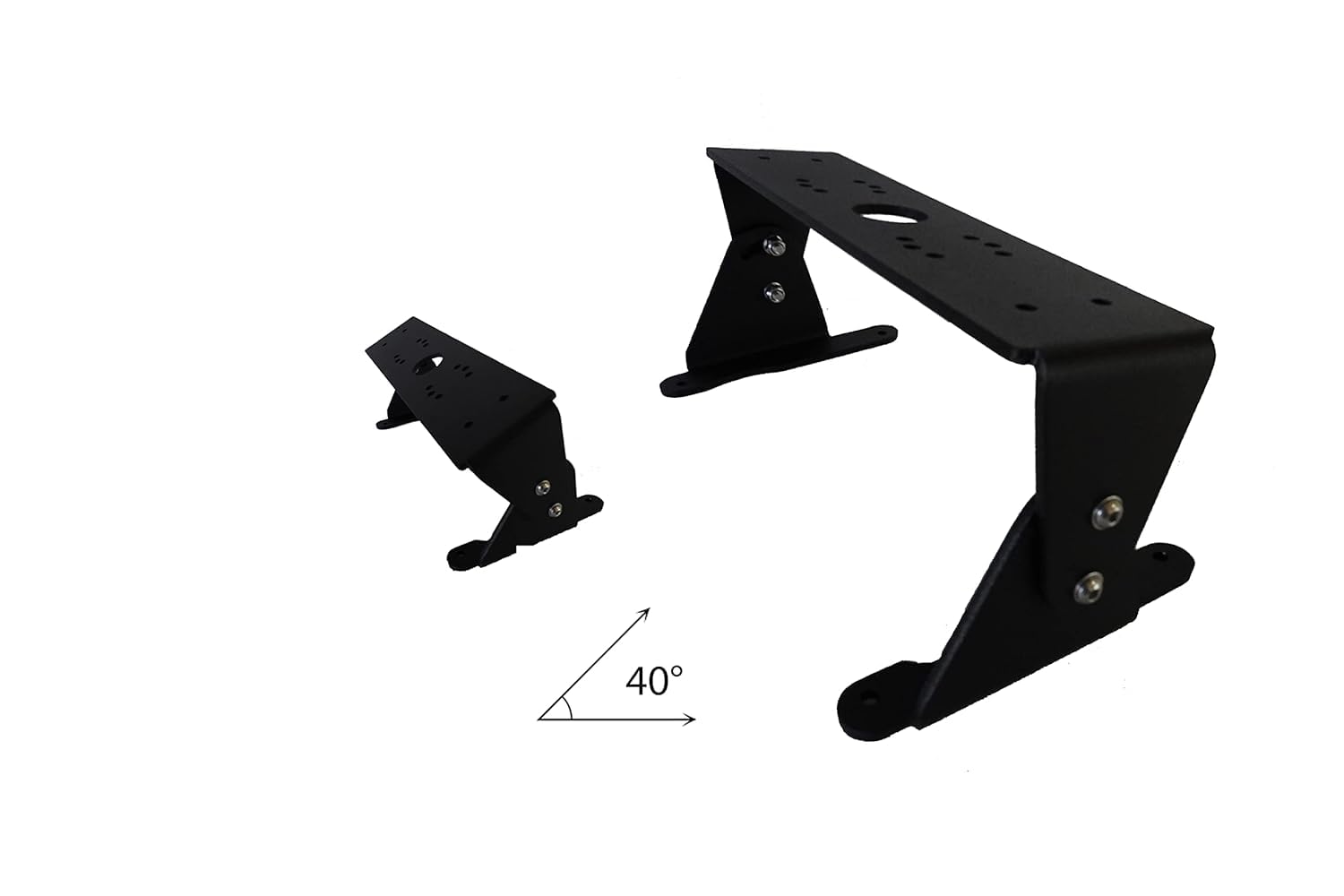 Baldwin Iron Works Recessed Trolling Motor Foot Pedal Pan Tray - Heavy Duty Aluminum Boat Accessory for Fishing & Marine Use (Tray Only)
