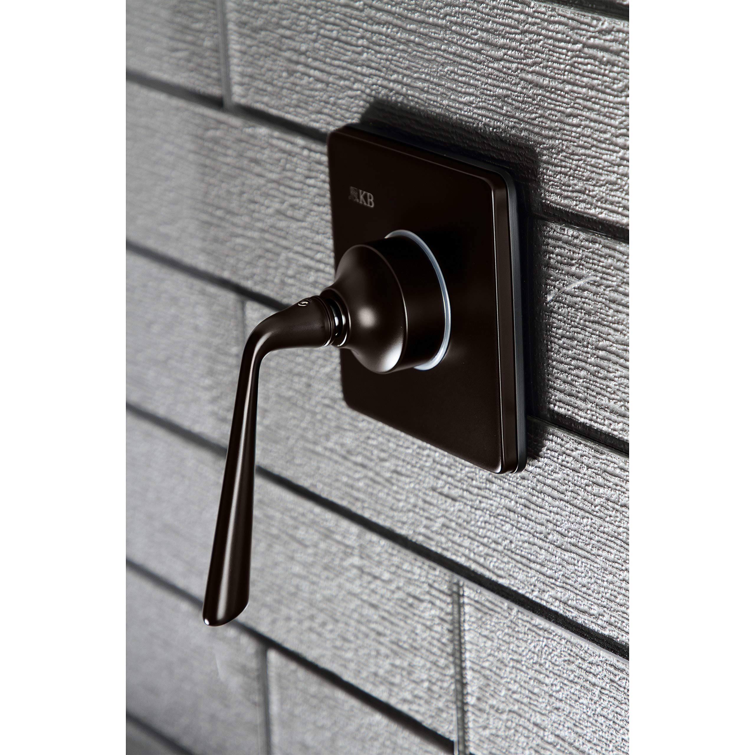 Kingston Brass KS3045ZL 3-Way Diverter Valve with Trim Kit in Oil Rubbed Bronze Finish - Perfect for Shower, Bathtub, and Spa Plumbing Systems