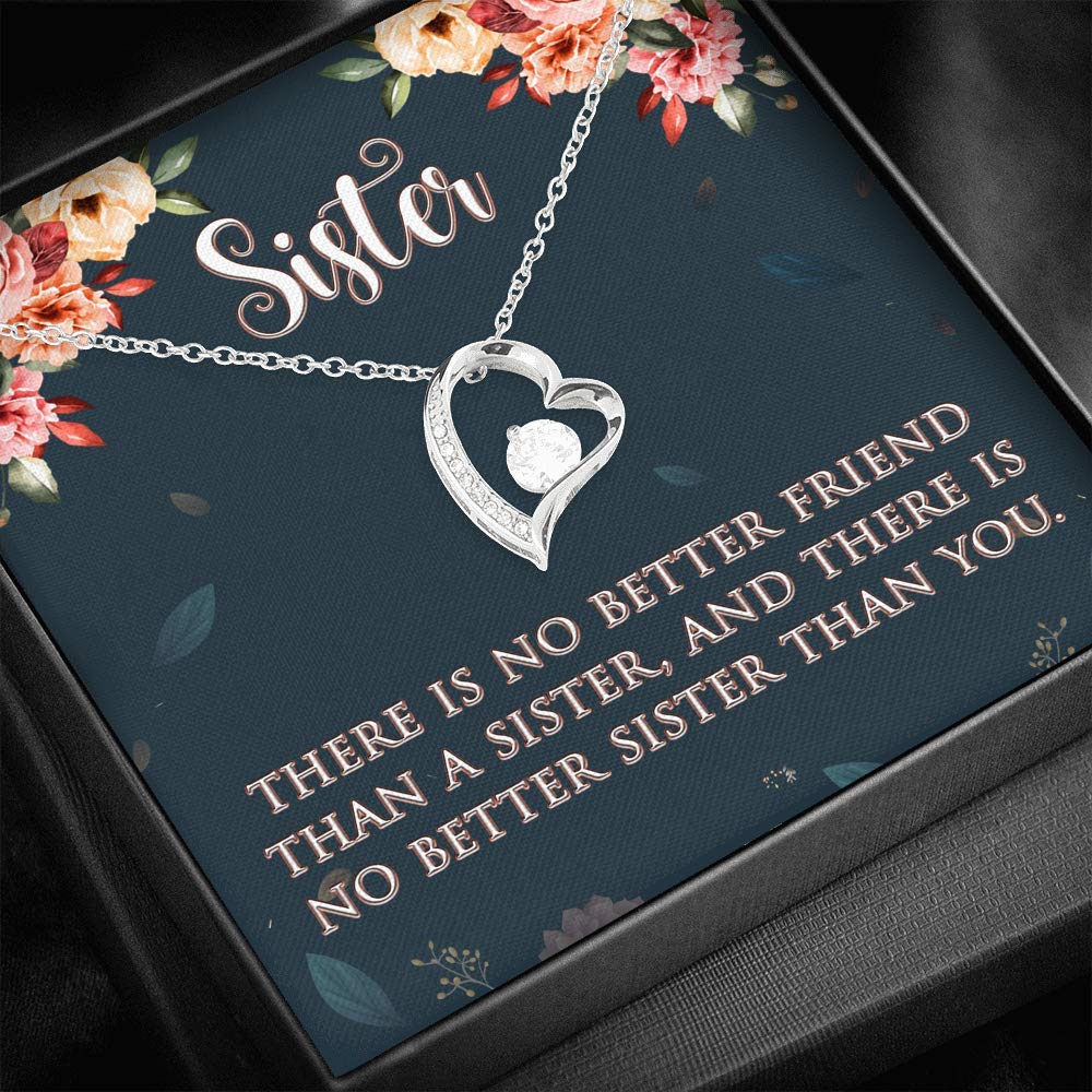 Sister Forever Love Necklace - Big Sister Gifts, Sister Birthday Gifts, Sister Jewelry, Sister Gifts from Sister, Sisters Gifts, Gift for Sister, Perfect for Birthdays, Anniversaries, and Special Occasions