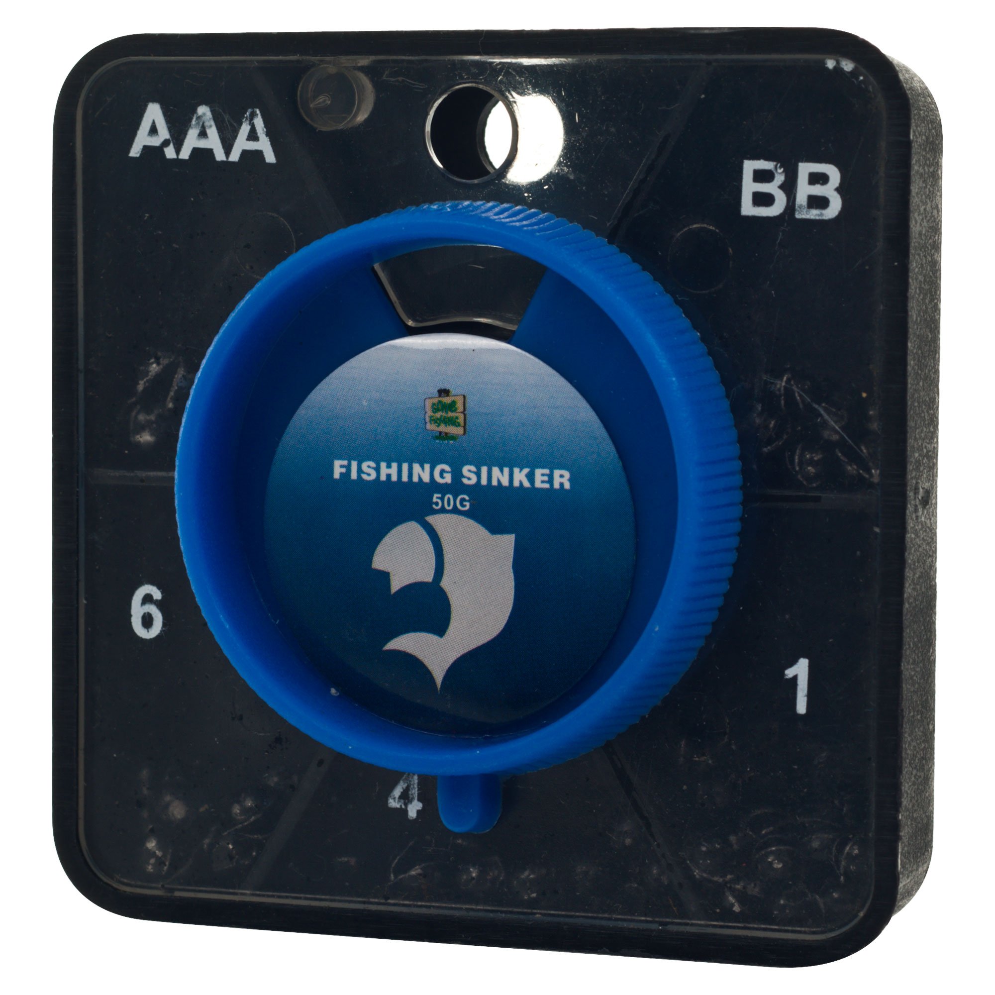 50g Fishing Sinkers with Dispenser - Perfect for Casting & Bottom Fishing