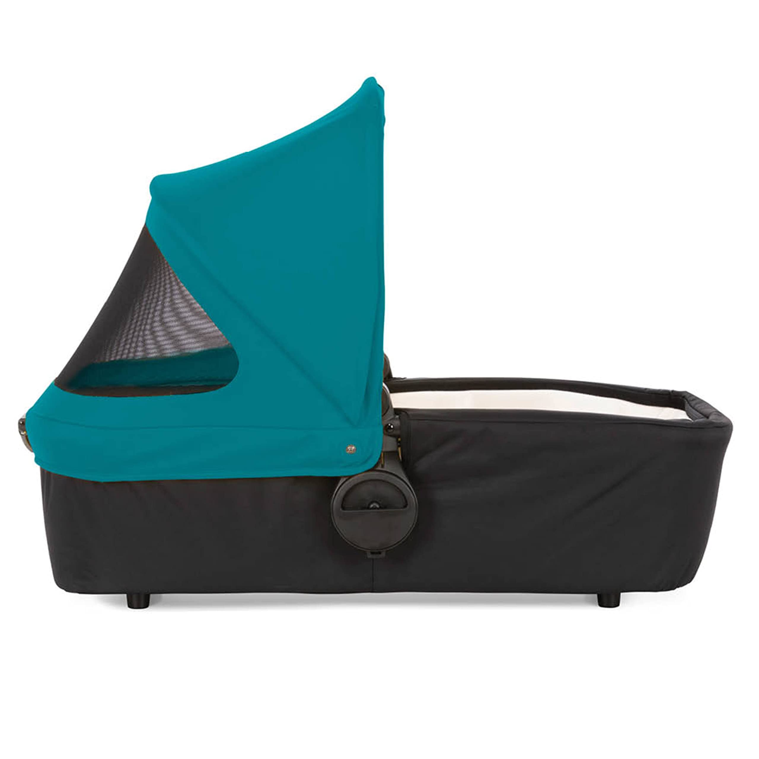 Diono Excurze Newborn Baby Stroller Bassinet with Breathable Mattress - Lightweight Infant Carrycot for Safe & Comfortable Sleeping (0-6 Months) - Blue Turquoise | Perfect for Travel, Walks & Outdoor Adventures