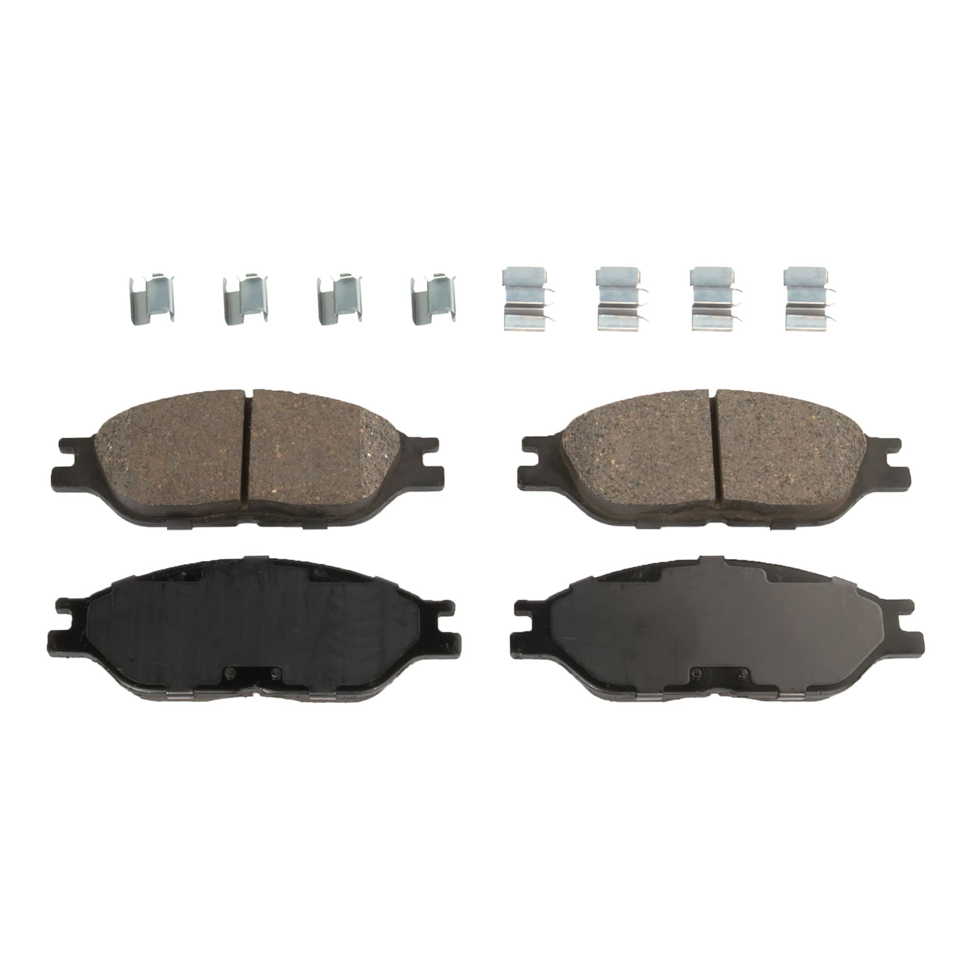 High-Performance Front Brake Disc and Pad Kit - 2-Wheel Set for 1999-2003 Ford Windstar | Ceramic Brake Pads, 5-Lug Cast Iron Rotors | Smooth Stopping Power for Highway & City Driving