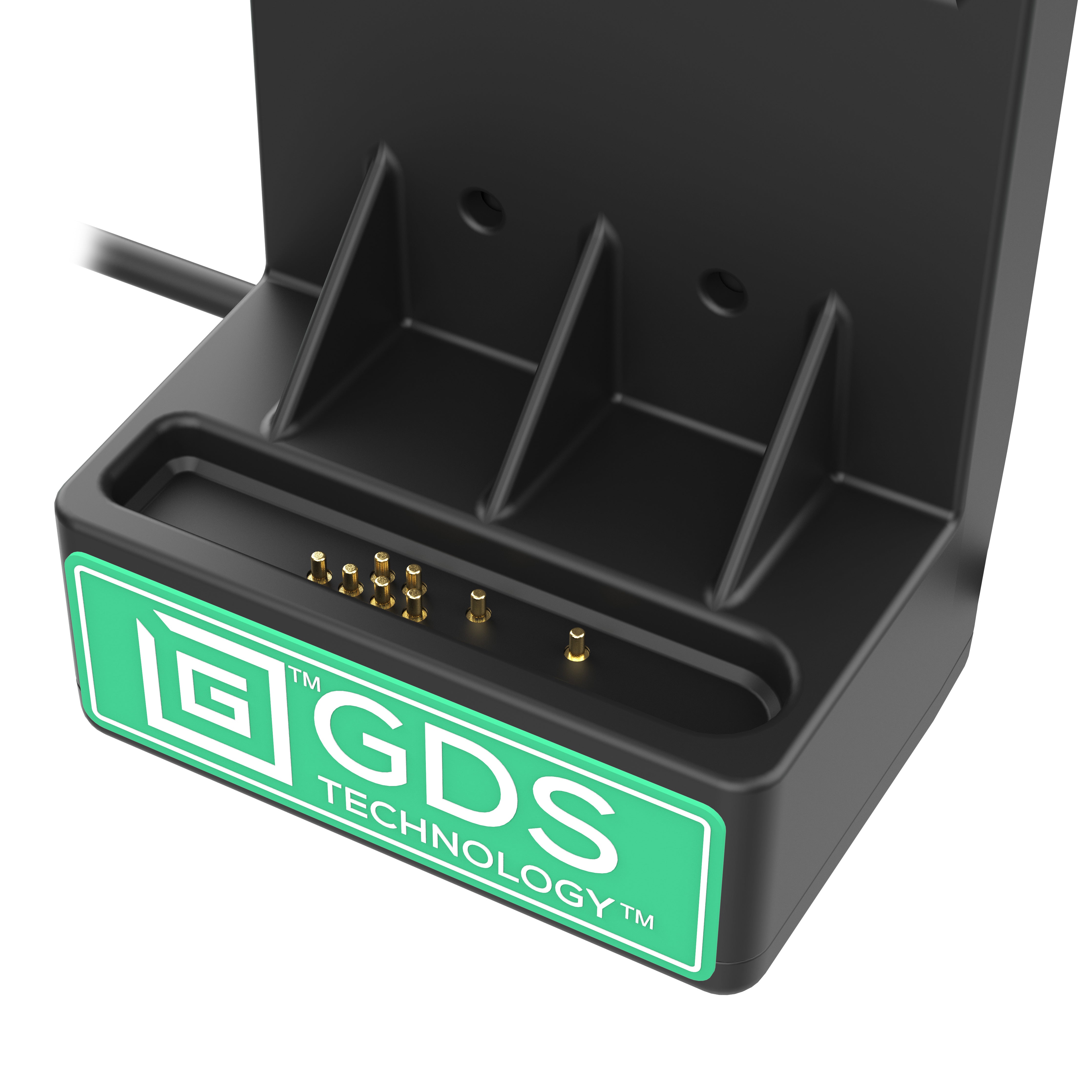 GDS® Locking Powered Dock for Zebra TC73/78 TC75 TC78 Mobile Computers - Secure Charging Station with RAM Mount (GDS DOCKL V12 ZE35CPU) - Perfect for Warehouse, Retail & Logistics Use