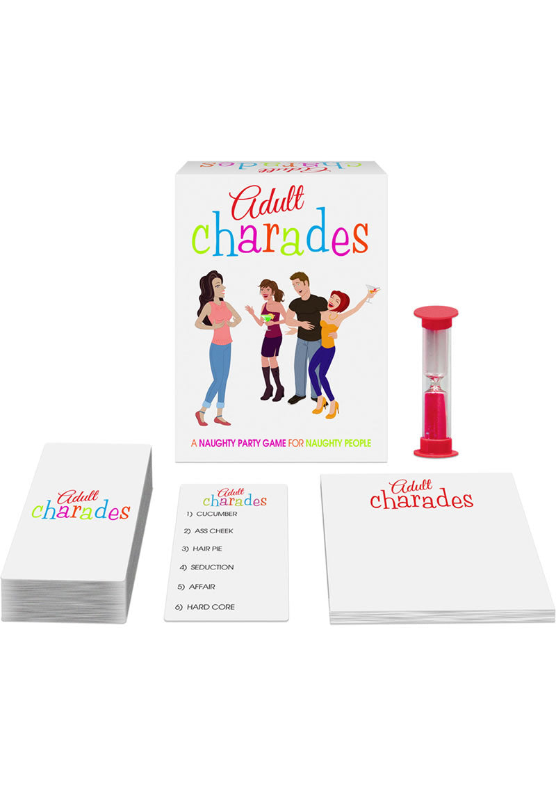 Fun Adult Charades Card Game for Parties & Family Gatherings - Hilarious Group Game Night Entertainment