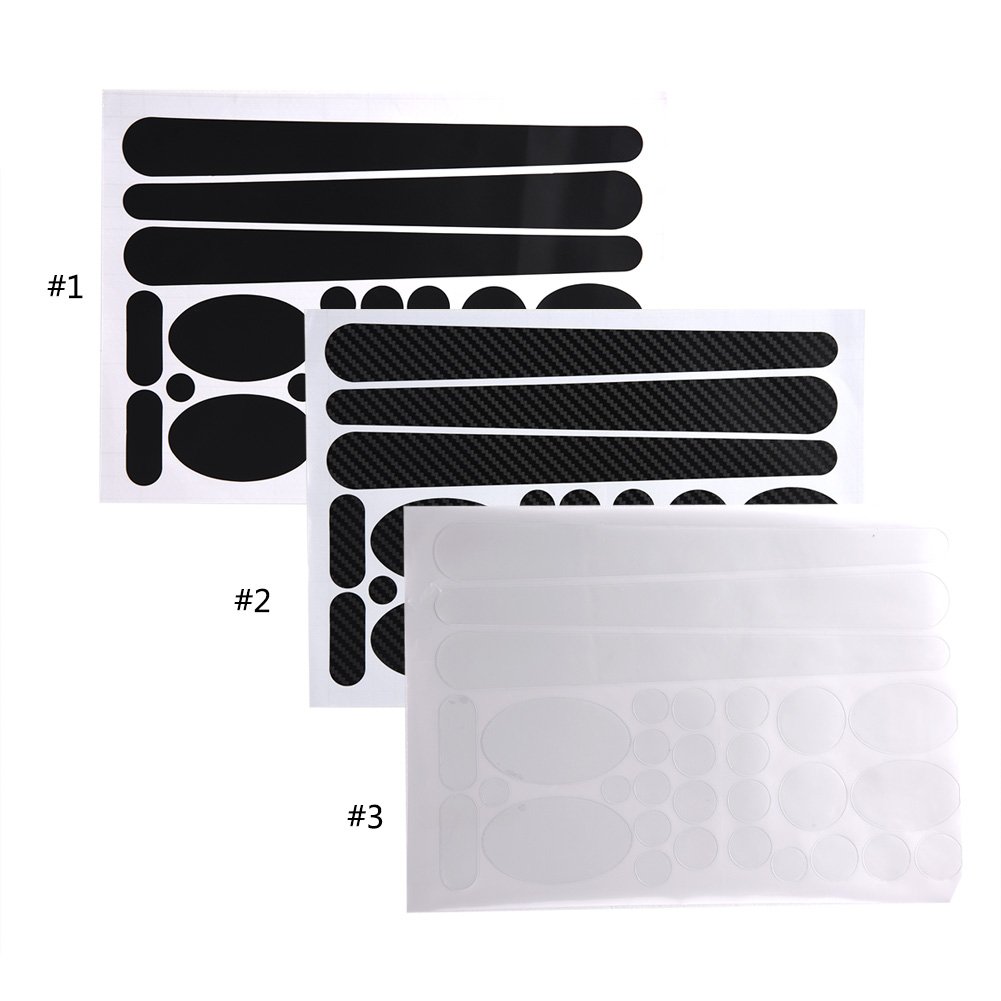 Alomejor Bike Frame Protectors - Durable Chainstay Stickers for Mountain Bikes, Road Bikes & BMX - Scratch-Resistant Decal Kit (10-Pack) - Perfect for Trail Riding, Commuting & Bike Maintenance Protection