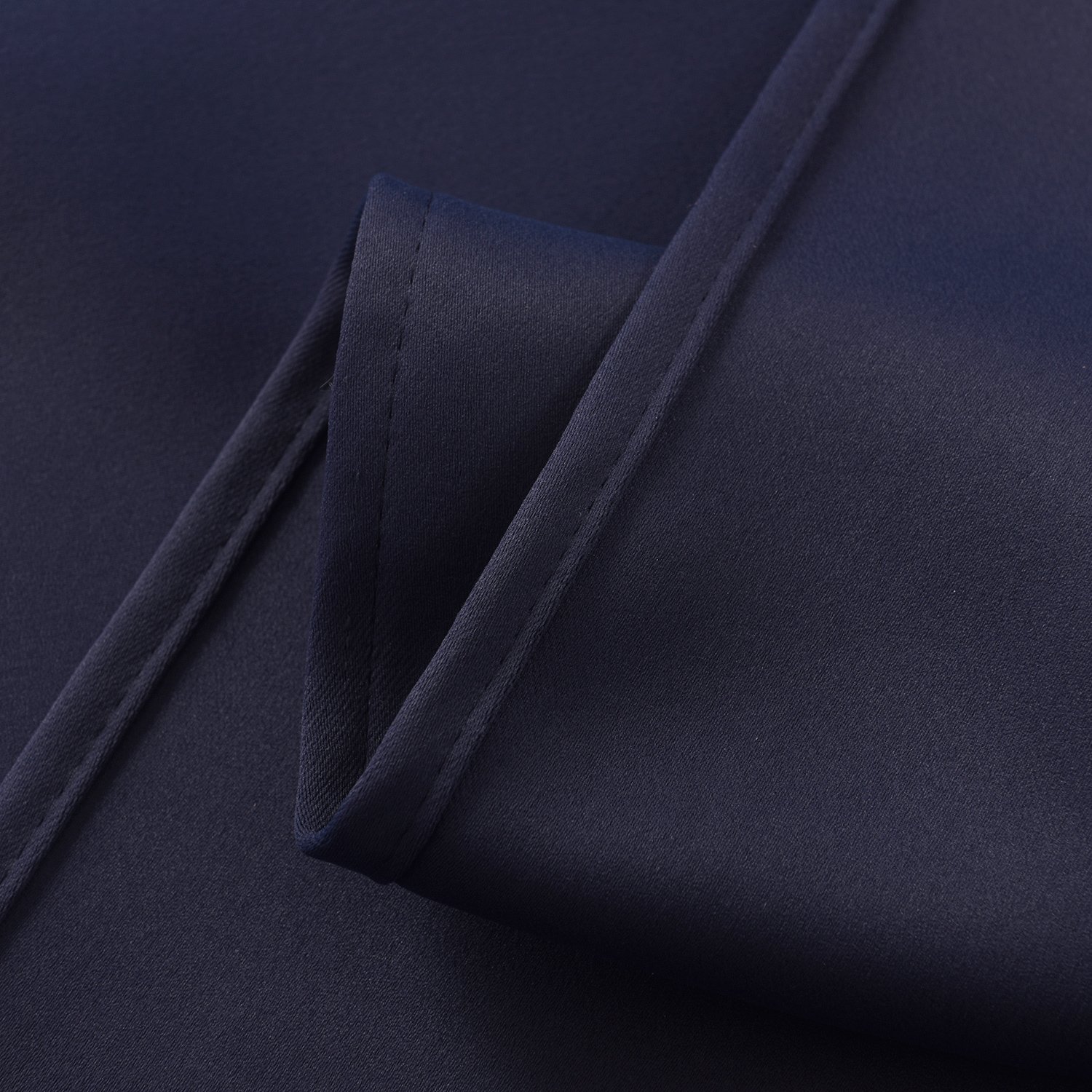 Blackout Curtains Set - 52x63 Inch Thermal Insulated Drapes with Grommets for Bedroom Windows (2 Panels, Navy Blue) - Perfect for Light Blocking, Noise Reduction & Energy Efficiency in Home, Office & Nursery
