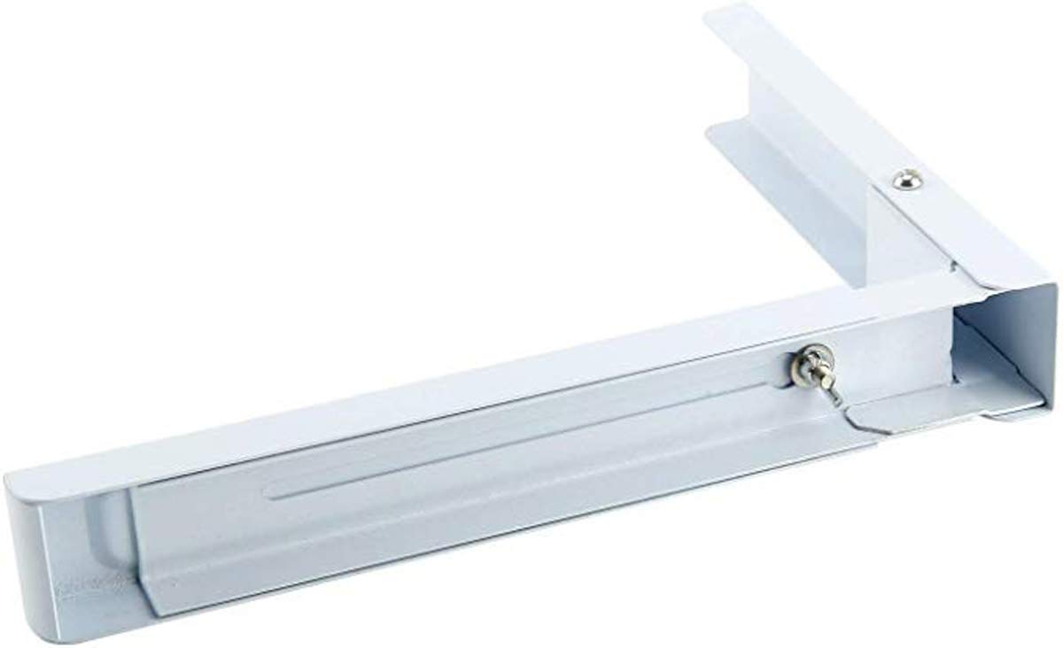 Universal Wall-Mounted Microwave Bracket - Heavy Duty Foldable Kitchen Shelf Rack for Ovens & Microwaves - Space Saving Solution for Small Kitchens, Dorms & RVs