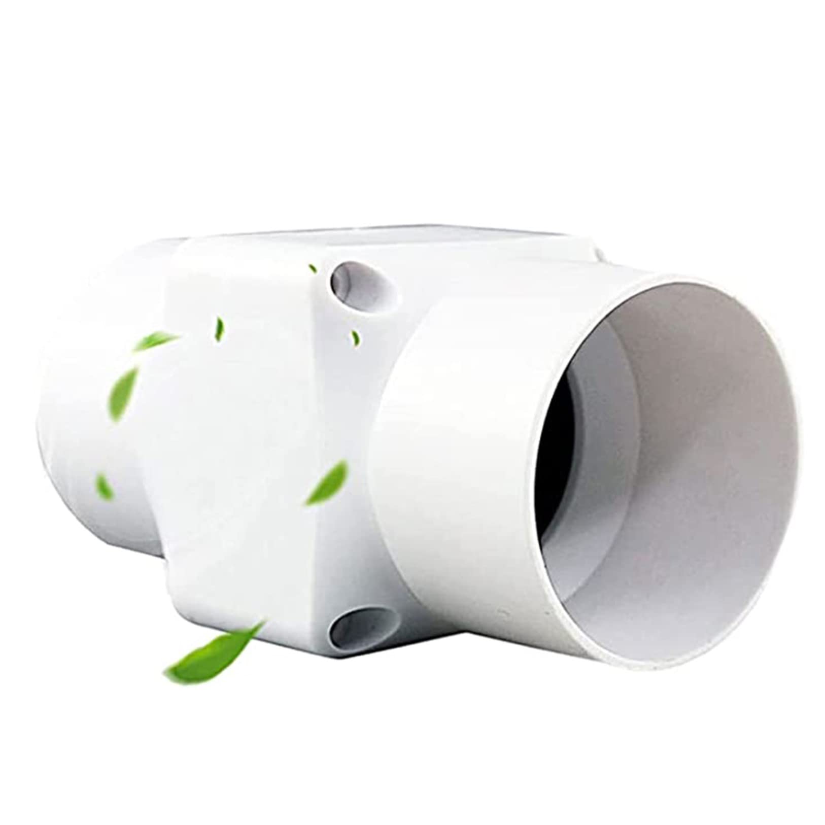 2 Inch Inline Duct Fan - 22 CFM High Airflow Ventilation Blower for Grow Tents, Hydroponics, Heating & Cooling | Mini Exhaust Fan for Air Circulation in Greenhouses, Indoor Gardens & HVAC Systems (50MM/20MM, 2IN/18W)