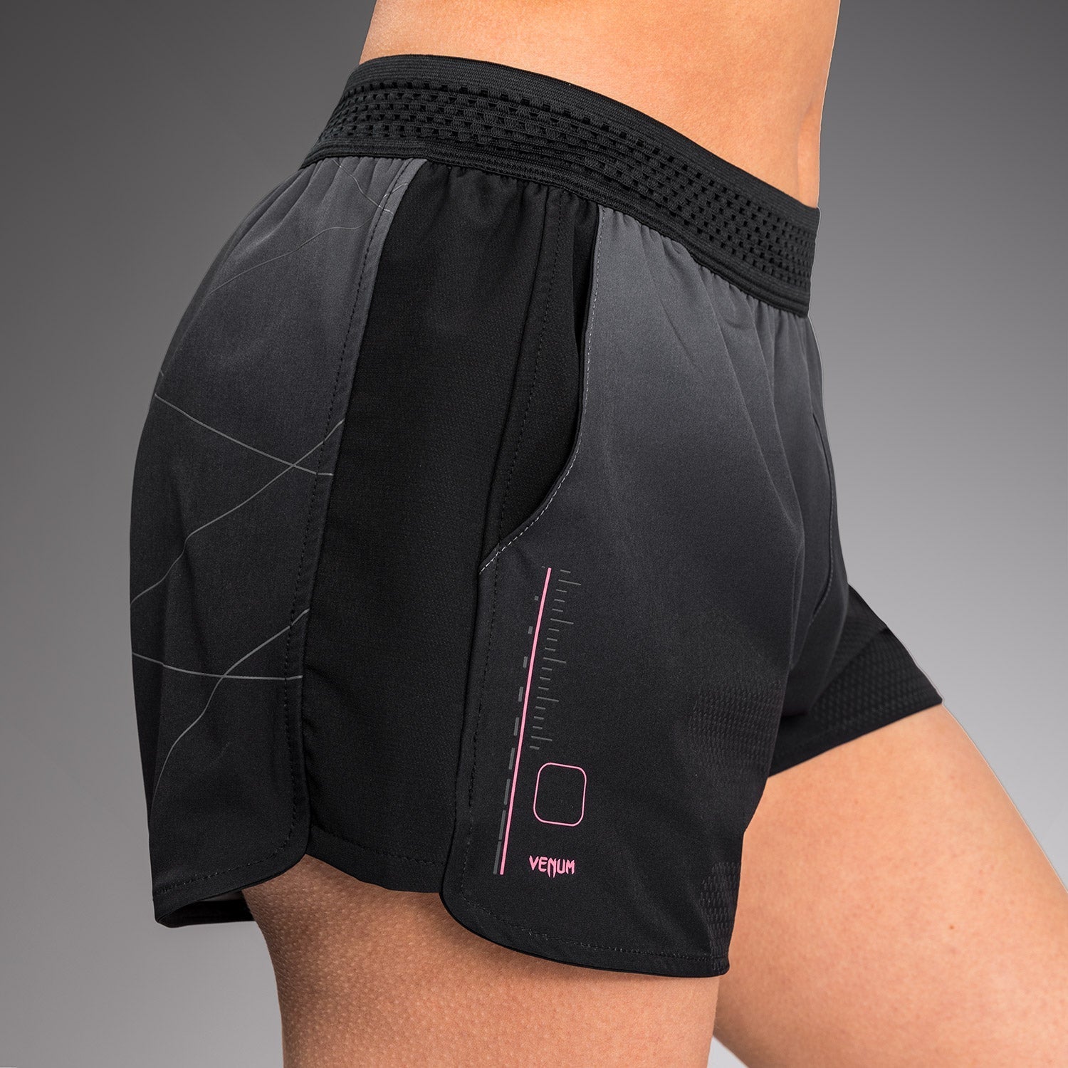 Venum Tactical XT Training Shorts for MMA & Combat Sports - Lightweight & Durable Black/Storm Grey - Perfect for Gym, Boxing & Martial Arts Training