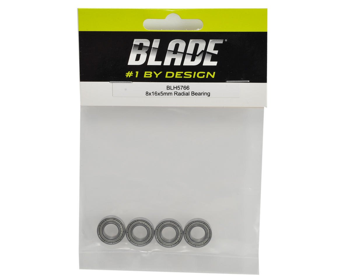 Blade BLH5766 8x16x5mm Radial Ball Bearing - High Speed, Low Noise for RC Cars, Drones, and Power Tools