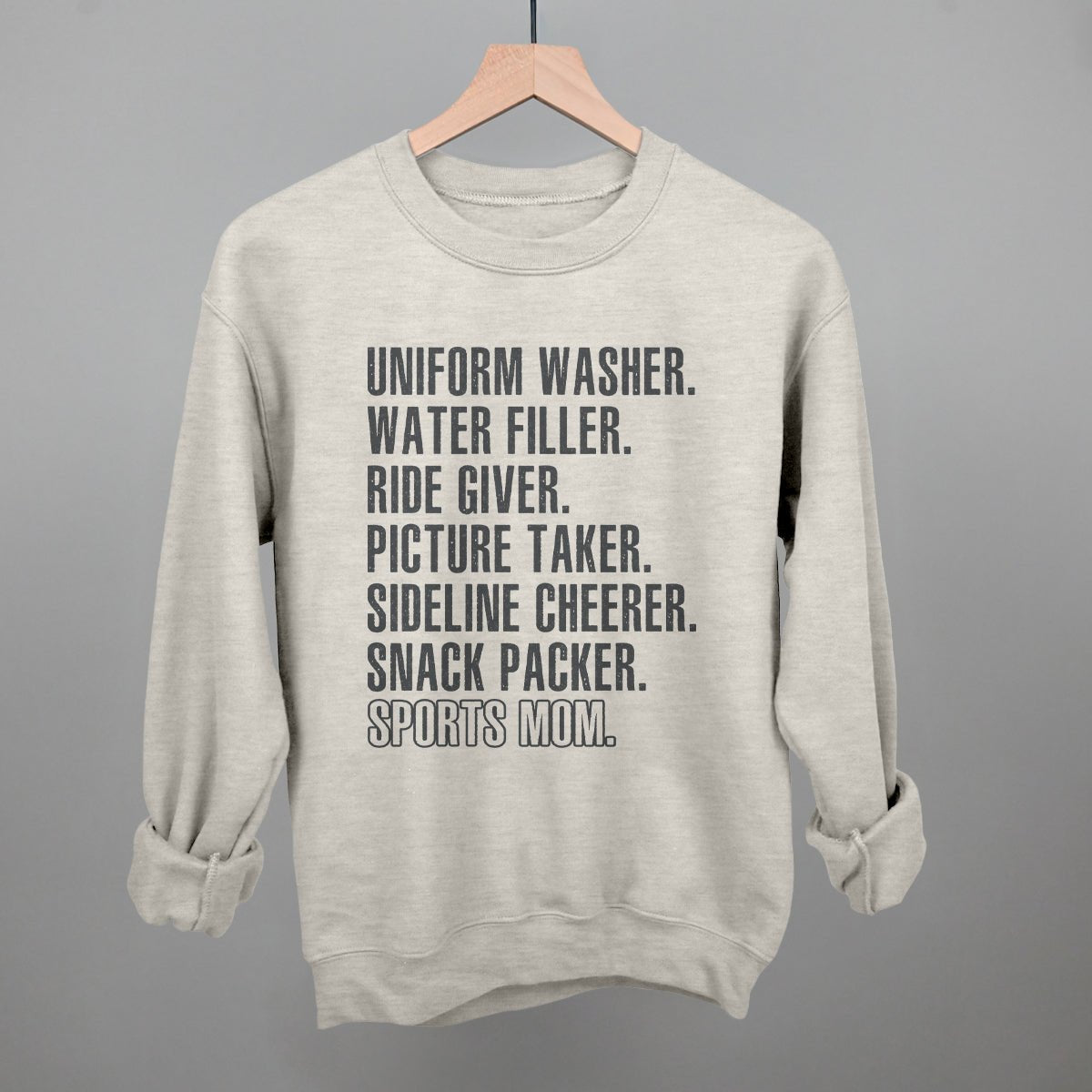 Sports Mom Distressed T-Shirt - Comfortable & Stylish Athletic Tee for Active Moms - Perfect for Gym, Running & Casual Wear