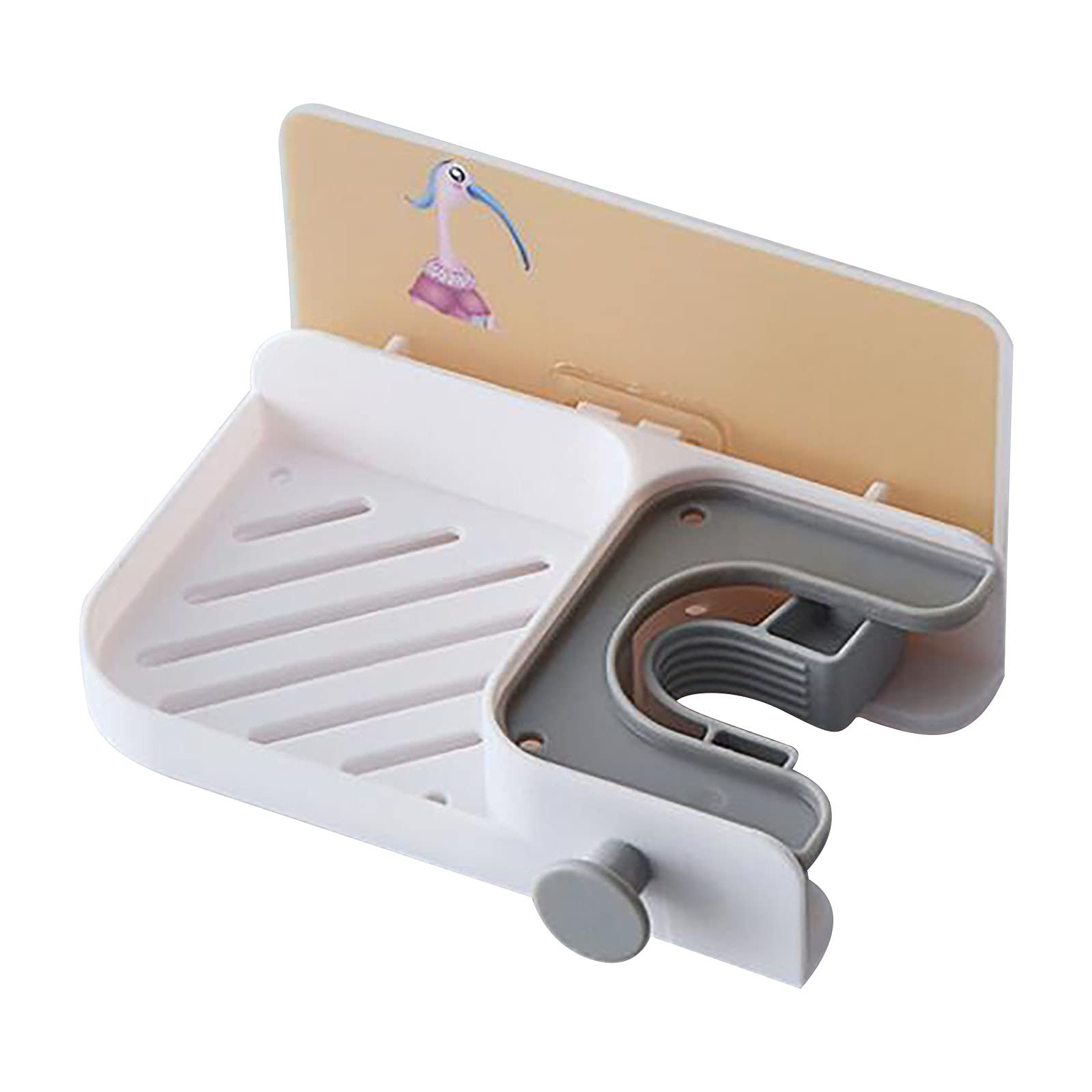Multi-Purpose Wall Hooks for Mop, Broom & Brush - Kitchen & Bathroom Storage