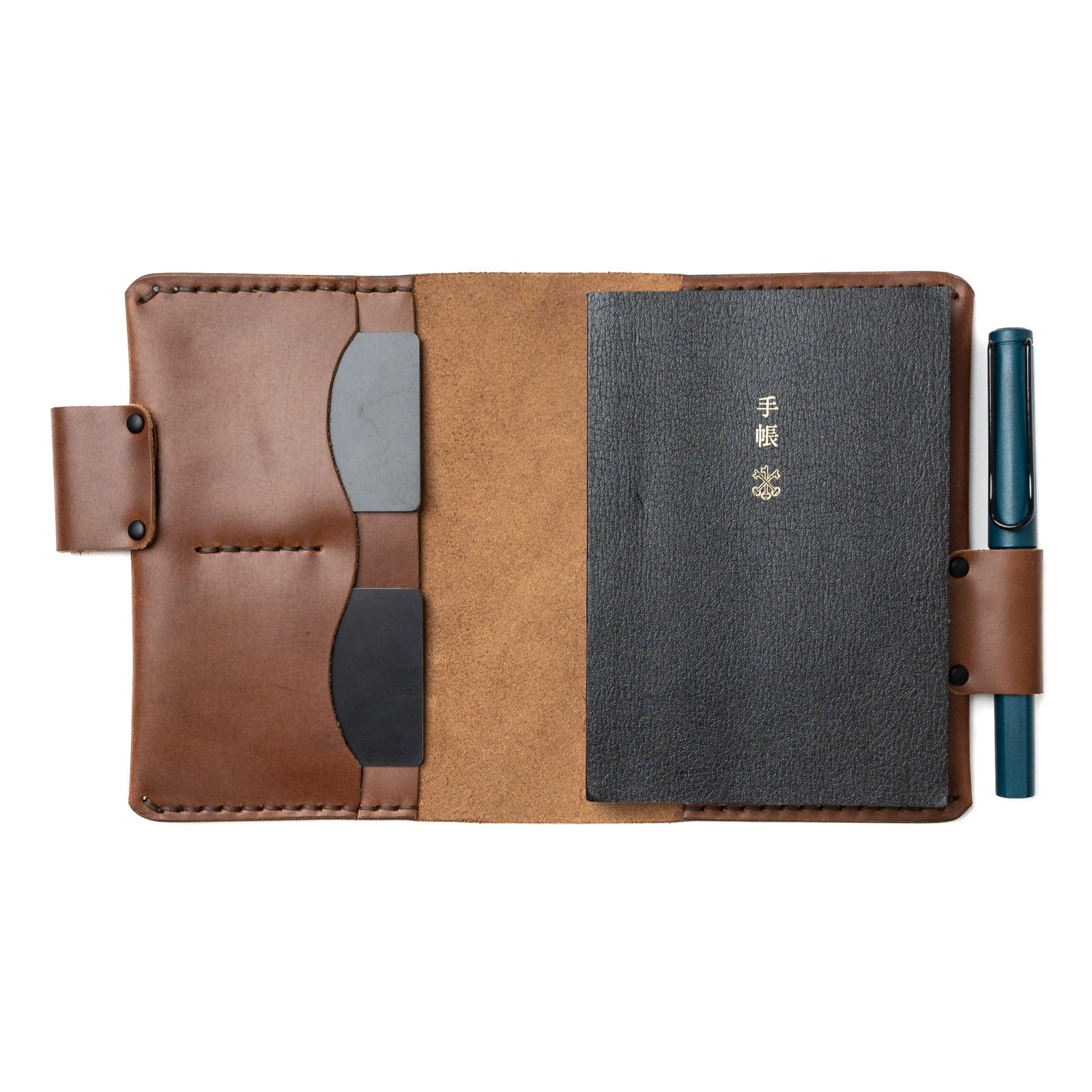 Premium Genuine Leather A6 Notebook Cover - Handmade, Durable & Stylish for Journal, Planner, Diary - Perfect for Office, Travel & Gift Giving