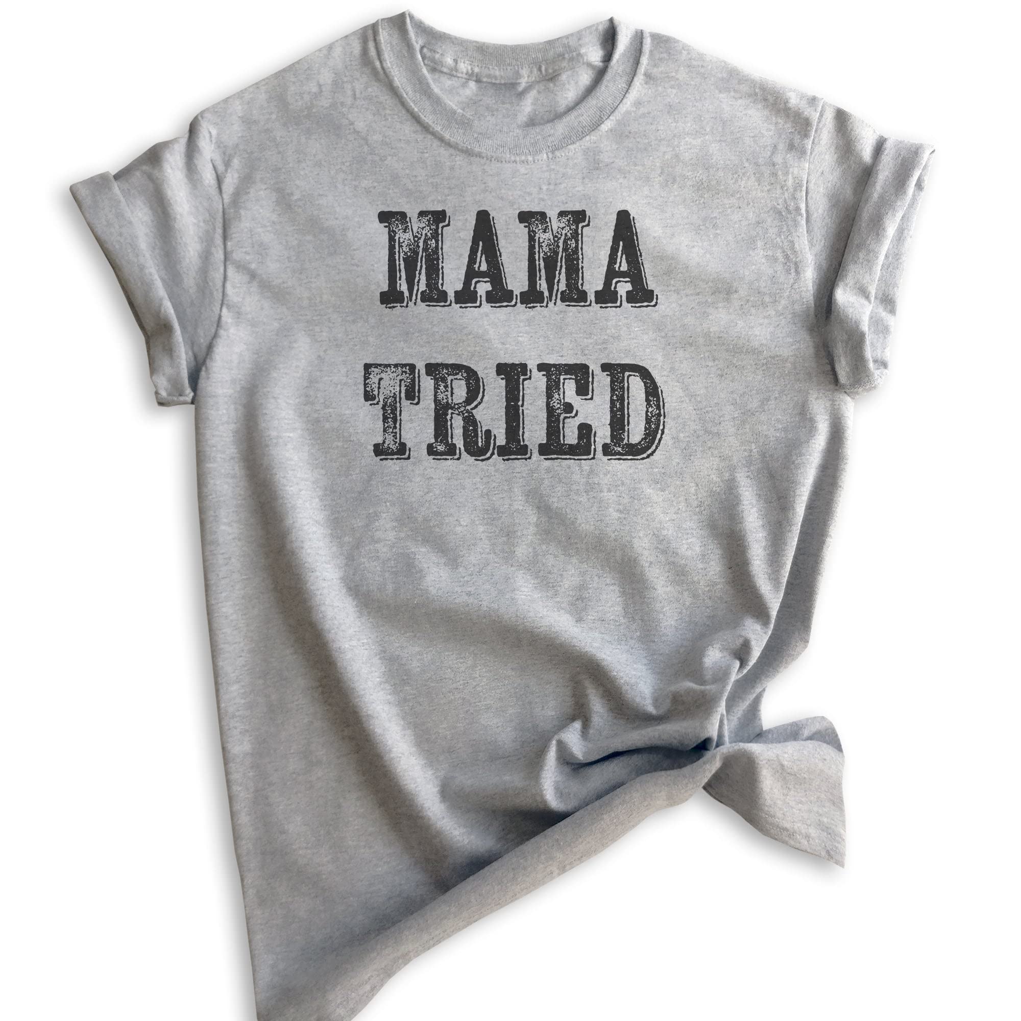 EVERTREE CLOTHING Mama Tried T-Shirt - Unisex Vintage Southern Style Tee for Women & Men - Wild Child Graphic Cotton Shirt - Perfect for Concerts, Road Trips & Casual Outfits