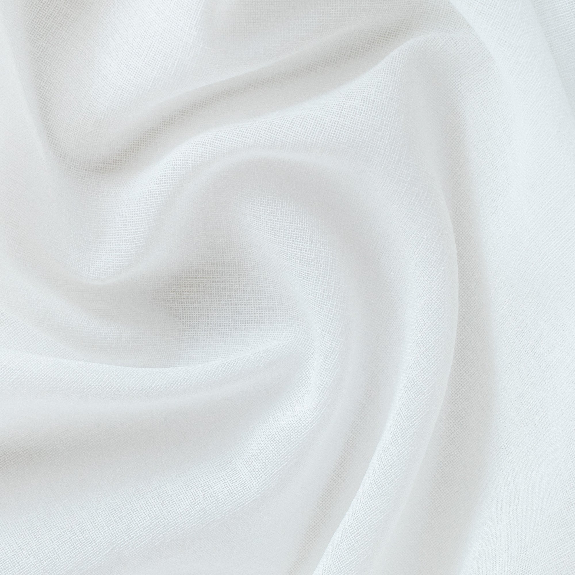 Palermo Double Width Sheer Fabric - Cloud White | Premium Voile Curtain Material for Living Room & Bedroom Windows