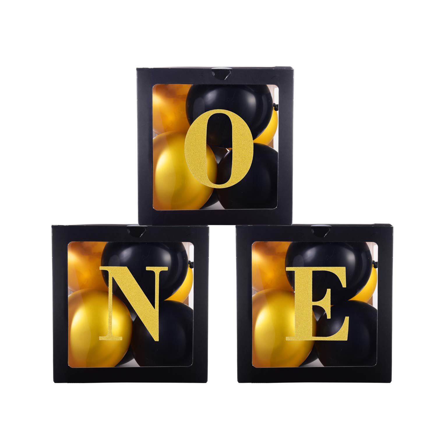 1st Birthday Decorations for Boys - ONE Balloons, Boxes & Party Supplies for Notorious One Year Old | Photo Shoot Props & Party Decor | Perfect for 1st Birthday Parties, Cake Smash & Baby Celebrations