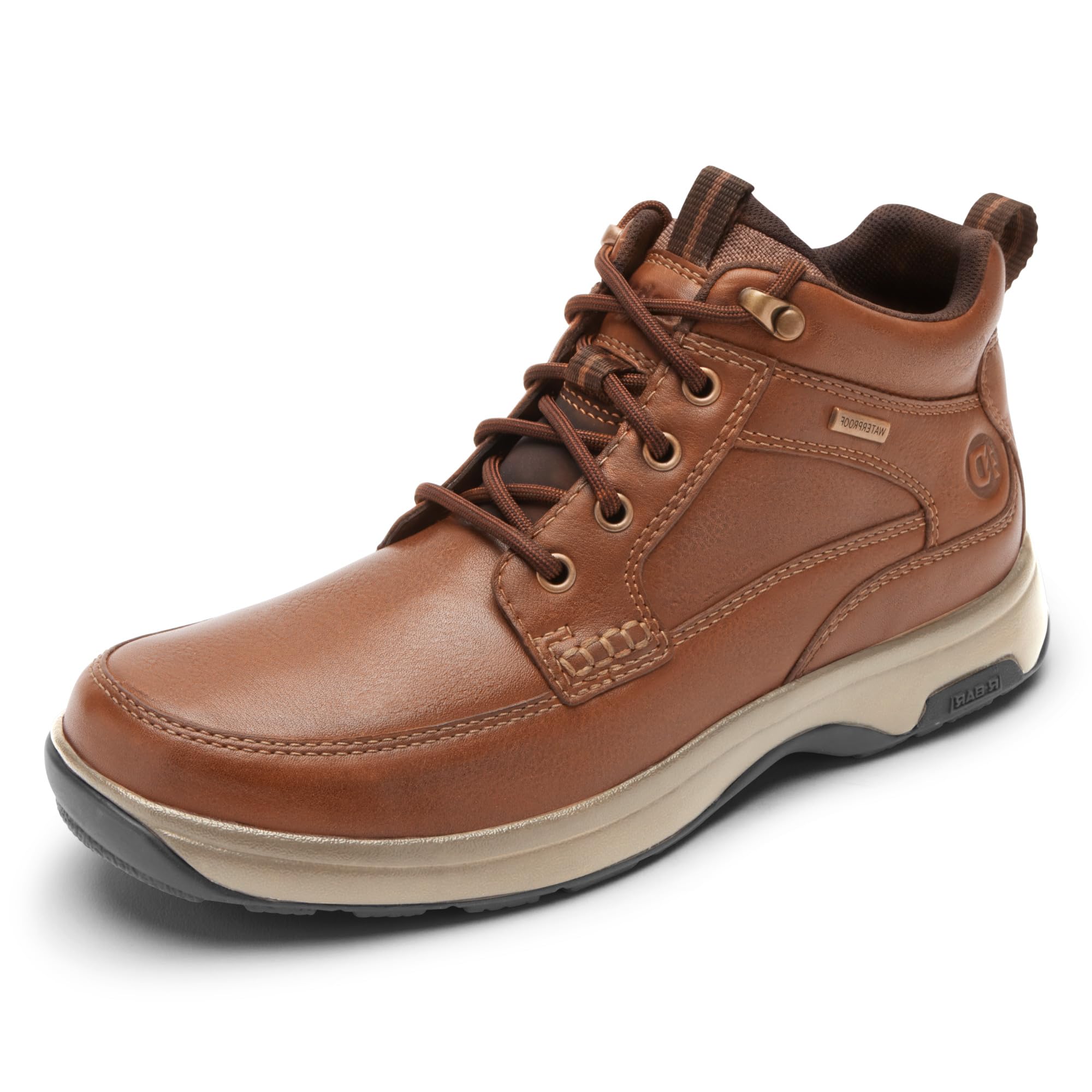 Dunham Men's 8000 Mid Boot Ankle - Waterproof Hiking Boots for Men, Comfortable Outdoor Shoes with Arch Support - Perfect for Hiking, Camping & Trail Walking