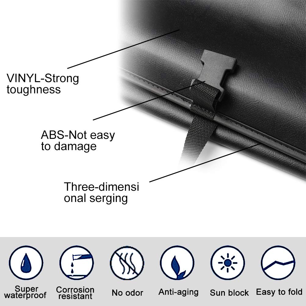 OCPTY Roll Up Truck Tonneau Cover for Ford F-150 (2004-2018) 5.5FT Bed | Waterproof & Durable Pickup Truck Bed Cover | Perfect for Camping, Hauling & Outdoor Adventures