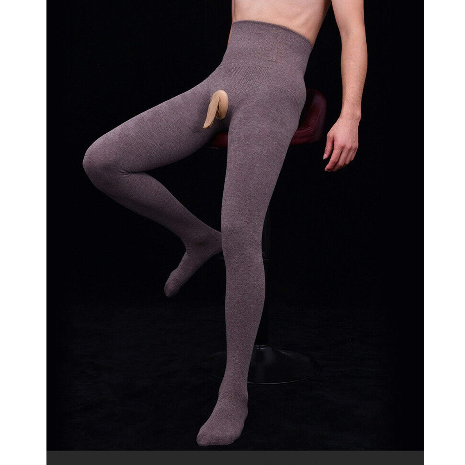 **Leesuo Men's Sexy High Waisted Pantyhose - High Elastic Soft Shaping Stockings, Warm Tights Socks for Winter & Cosplay**    (优化点：   1. 品牌名前置   2. 关键词优化（High Waisted, Elastic, Shaping, Warm Tights）   3. 增加使用场景：Winter & Cosplay)