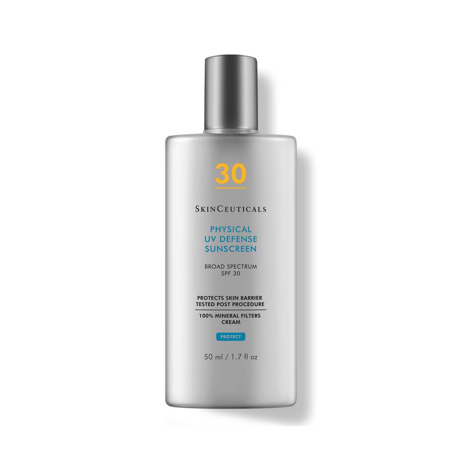 SkinCeuticals Physical UV Defense SPF 50 Tinted Mineral Sunscreen - Broad Spectrum Face Sunscreen for Daily Protection, Oil-Free & Non-Comedogenic - Perfect for Outdoor Activities & Beach Days