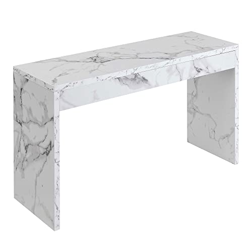 White Faux Marble