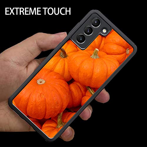 Samsung Galaxy S22 Case - Shockproof TPU Phone Cover with Pumpkin Patch 2 Design | Protective Case for Everyday Use, Travel & Outdoor Activities