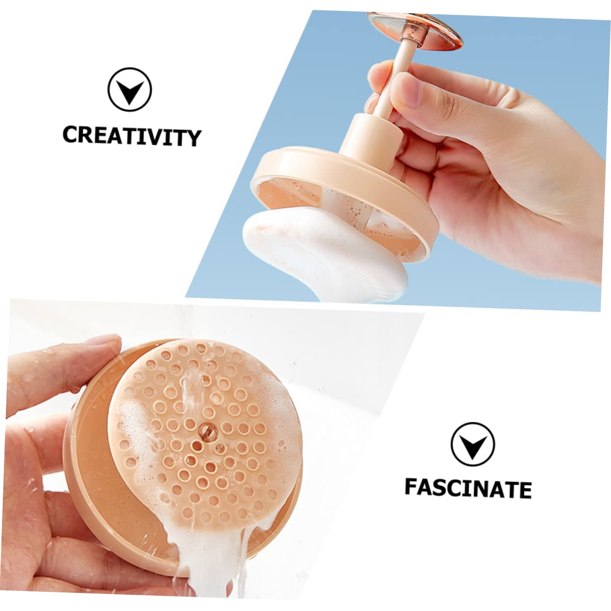 **SaditY 3-Piece Face Wash Foam Maker Set - Facial Skincare Bubble Foamer, Whip Maker for Cleansing & Travel (Pink) | Perfect for Gentle Exfoliation & Deep Pore Cleansing**
