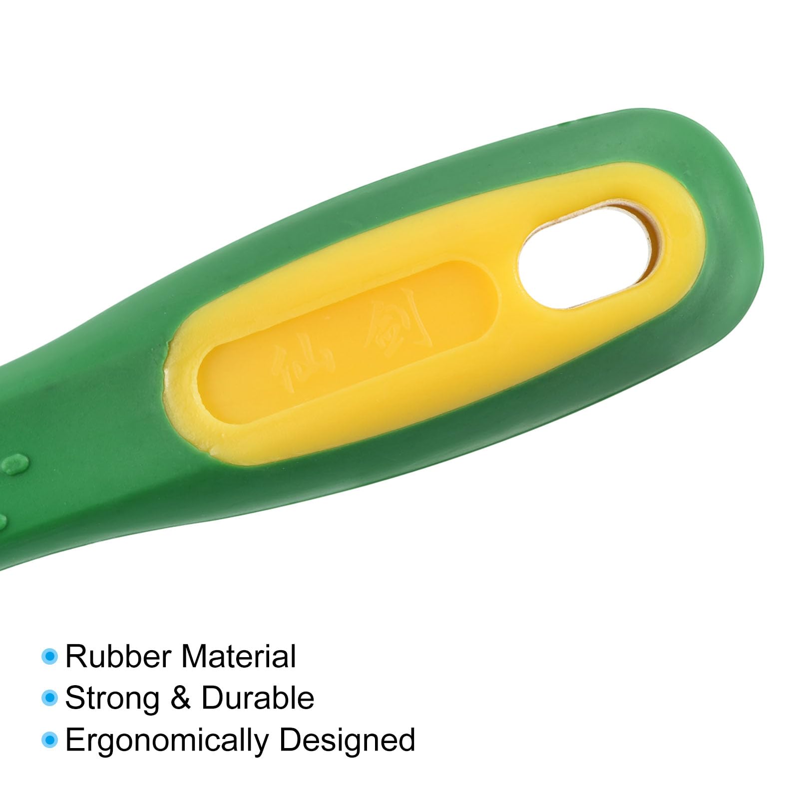 PATIKIL 4.3 Inch Rubber File Handle Replacement - 3 Pack with Metal Collar for 0.39
