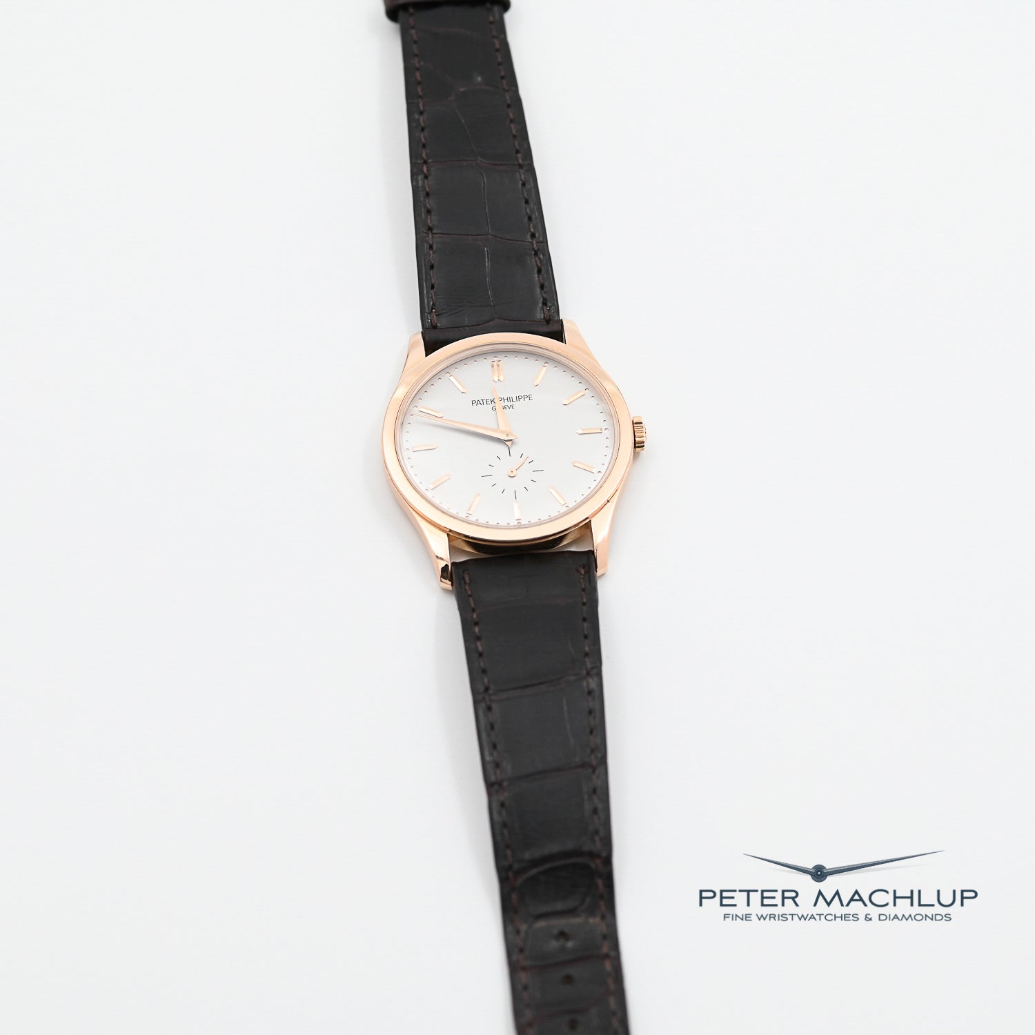 Patek Philippe Calatrava Small Seconds Men's Watch 18K White Gold - Luxury Dress Watch for Business & Formal Occasions