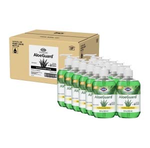 Aloeguard Antimicrobial Soap with Aloe Vera - Kills 99.9% Germs - Natural Hand & Body Wash for Daily Hygiene, Gym, Travel & Healthcare Use