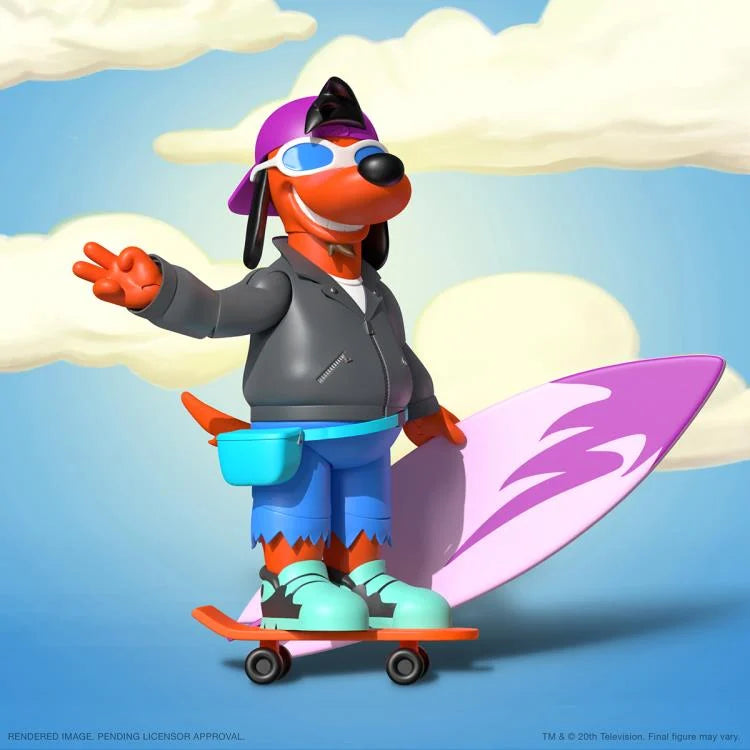 The Simpsons ULTIMATES! Poochie Action Figure - Collectible TV Show Character Toy for Fans & Display