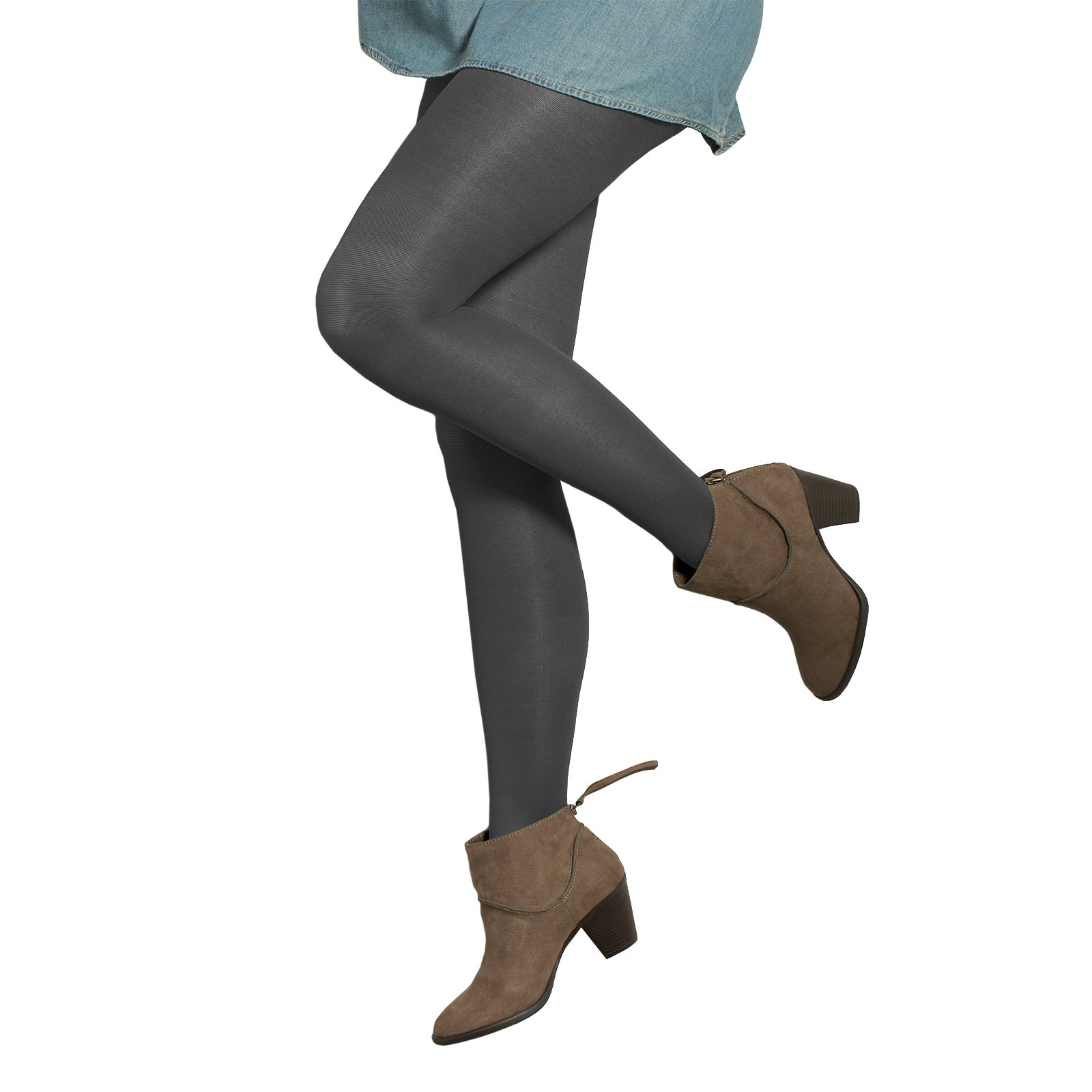 Preggers by Therafirm Maternity Support Tights - 20-30mmHg Moderate Compression Stockings for Pregnancy & Postpartum Relief - Perfect for Swelling, Varicose Veins & Circulation Support During Work, Travel & Daily Activities