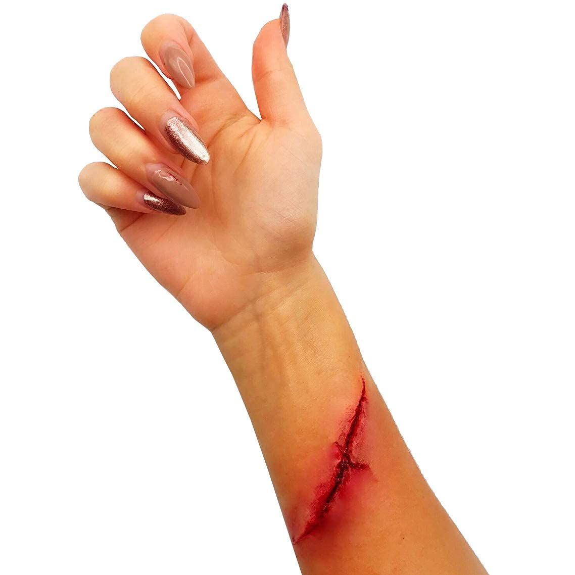 Pro FX Fake Blood - 0.50fl oz x6 Pack - Professional SFX Makeup for Halloween, Vampire, Zombie Costumes & Theater Special Effects - Realistic Blood for Scary Makeup, Cosplay & Horror Films