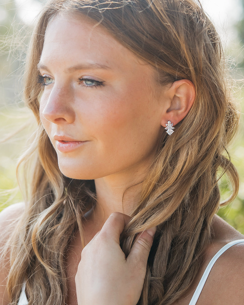 Petite Modern Stud Earrings for Women - Minimalist Gold & Silver Earrings for Daily Wear | Perfect for Work, Parties & Gifting