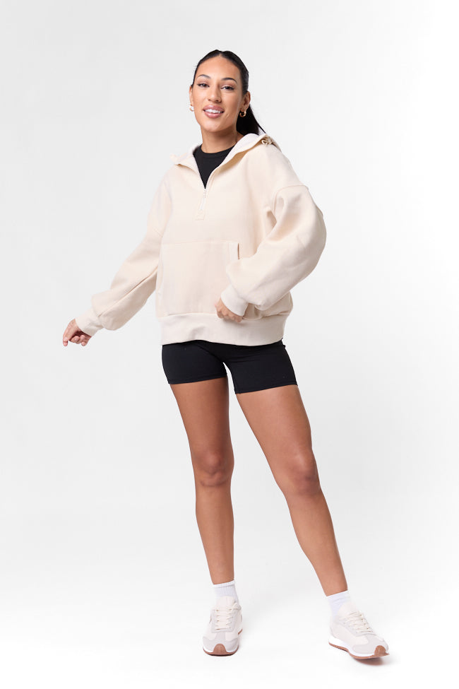 Stop and Go Stone Oversized Hooded Pullover Sweatshirt for Men & Women - Cozy Winter Loungewear, Casual Streetwear, and Outdoor Activities - FINAL SALE