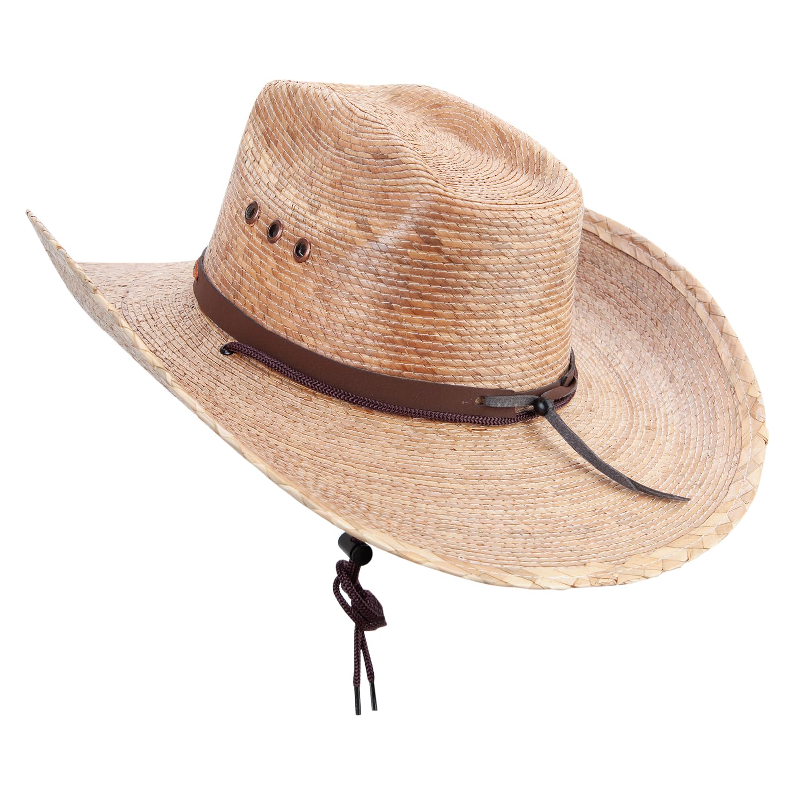 Authentic Mexican Style Wide Brim Safari Hat - UPF 50+ Sun Protection for Outdoor Adventures, Travel & Beach Vacations