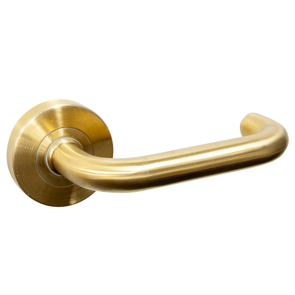 Prevelly Hollow Lever Handle - Modern Door Handle for Interior & Exterior Doors - Durable & Stylish Home Upgrade for Bedrooms, Bathrooms, and Offices