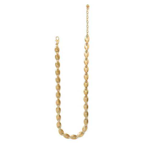 Brighton Meridian Orbit Collar Necklace - Elegant Gold-Plated Statement Jewelry for Women | Perfect for Weddings, Parties & Special Occasions