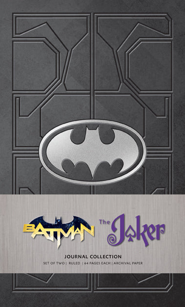 DC Comics Character Journal Set of 2 - Batman & Superman Notebooks for Writing, Sketching & Collecting - Perfect for Fans, Students & Gift Giving