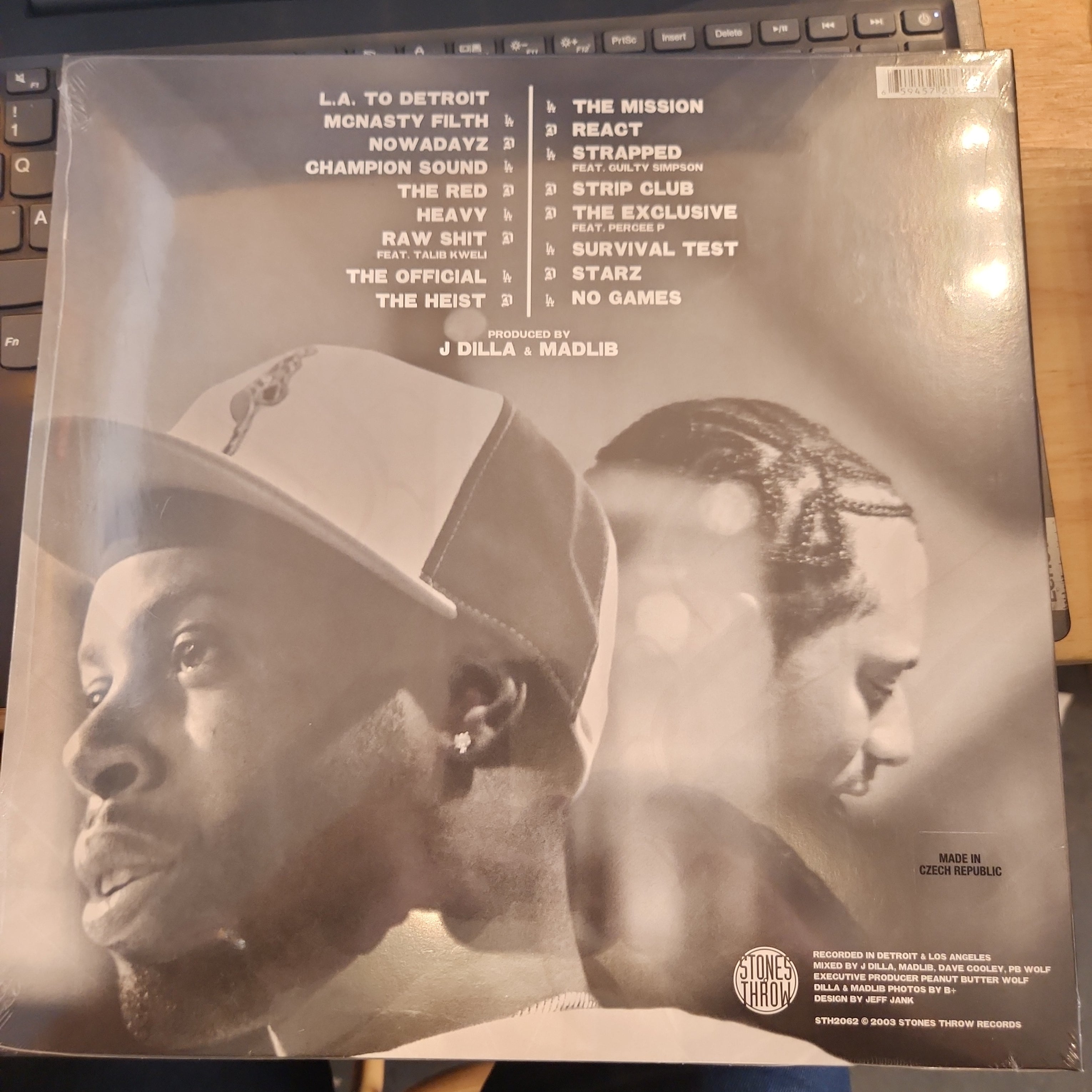 Jaylib - Champion Sound Vinyl LP Record | Hip Hop & Electronic Music | Perfect for DJs, Collectors & Music Enthusiasts