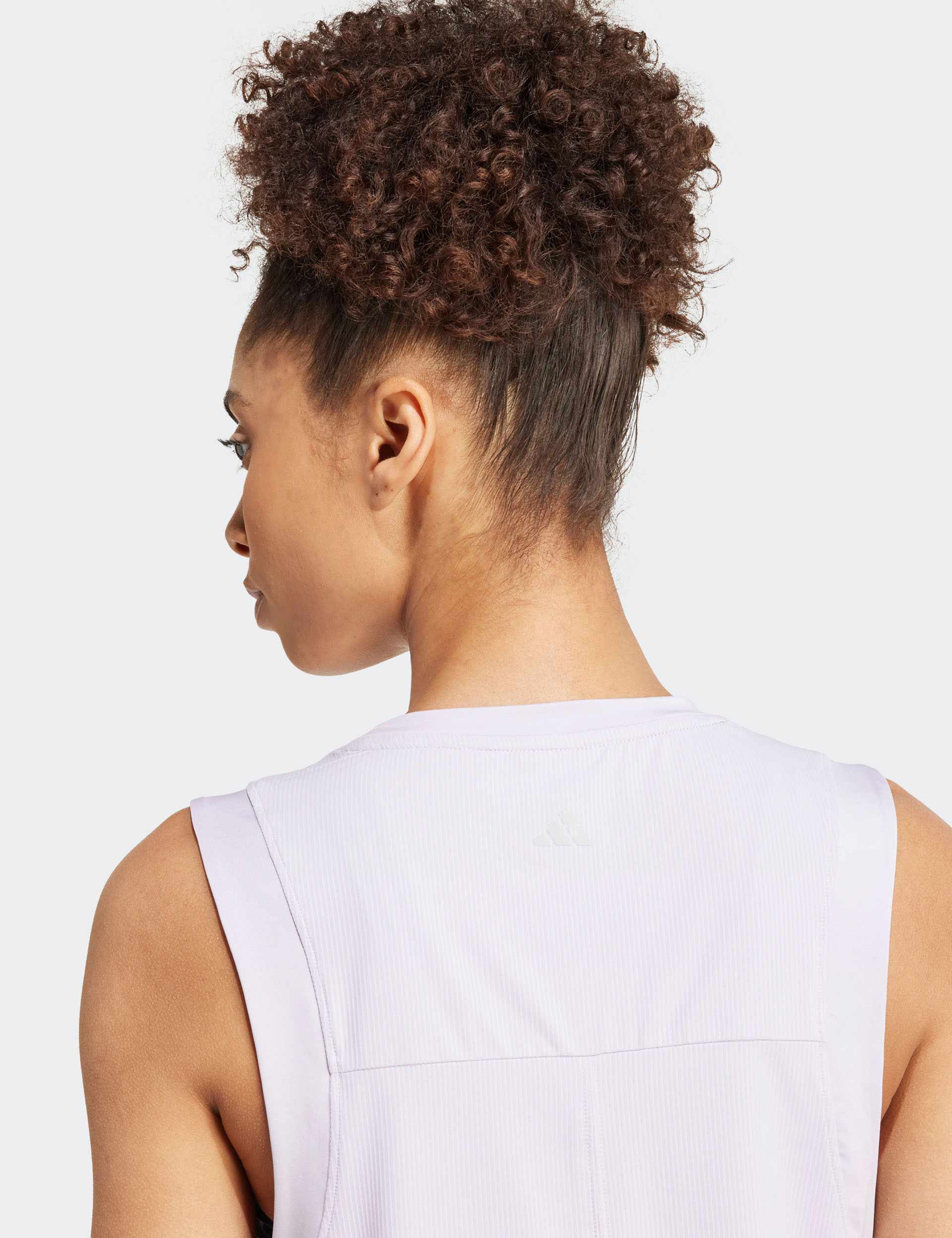 Women's Studio Tank Top - Silver Dawn & Grey Two Tone - Perfect for Yoga, Gym & Casual Wear