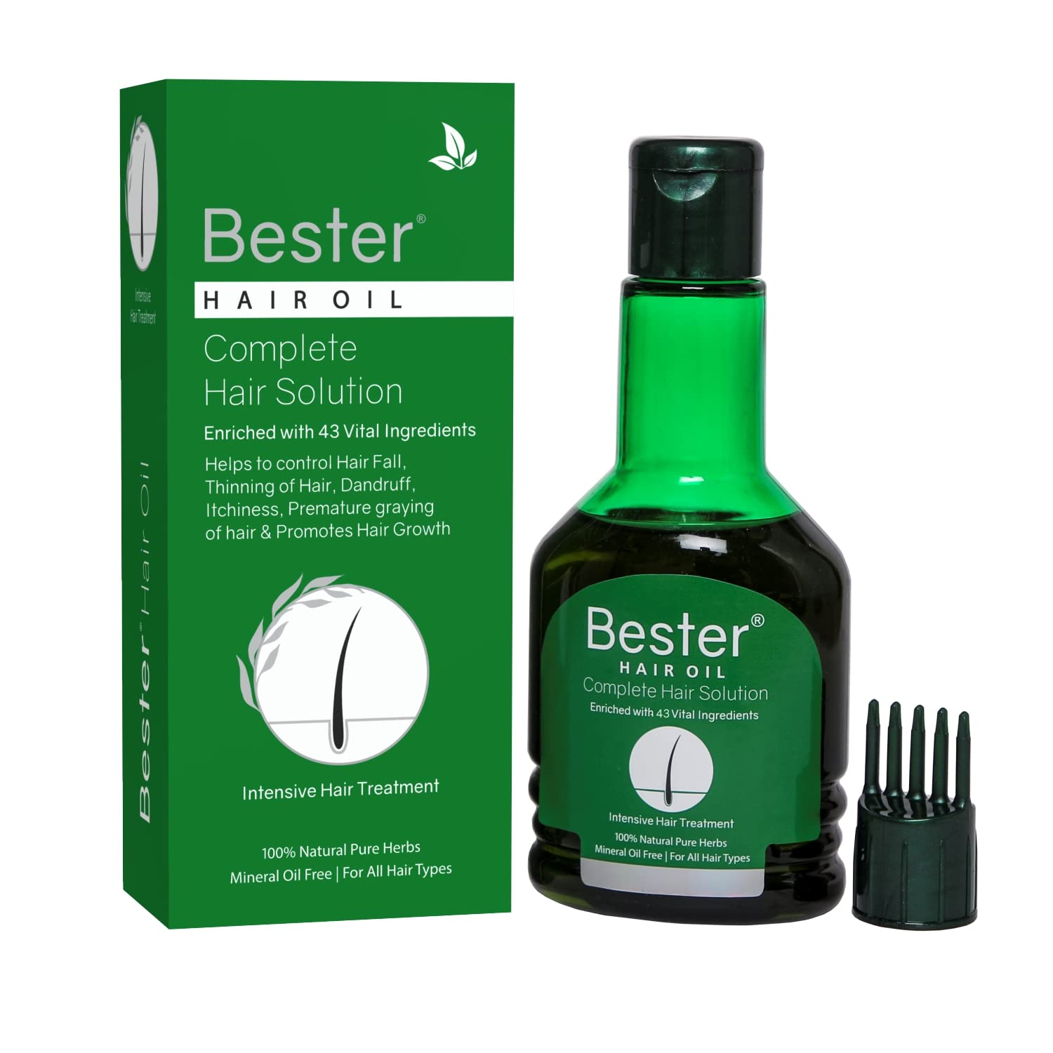Best Hair Growth Oil for Women & Men - Natural Hair Care Treatment to Reduce Hair Fall & Dandruff - 100ml Bottle for Daily Scalp Nourishment & Stronger Hair - Perfect for Dry, Damaged Hair & Split Ends Repair