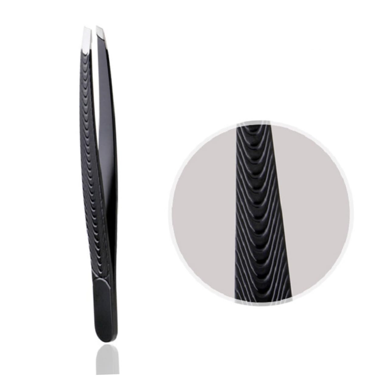 5pcs Stainless Steel Eyebrow Tweezers Set - Precision Brow Shaping Kit for Men & Women - Perfect for Eyebrow Grooming, Makeup & Beauty Care at Home or Salon