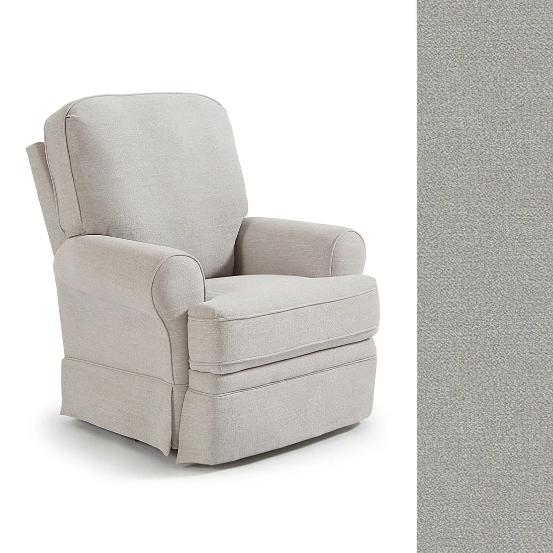 Juliana Swivel Glider Recliner Chair - Best Comfortable Modern Living Room Furniture for Relaxing, Reading & Nursing - Soft Upholstered Accent Chair with Smooth 360° Rotation