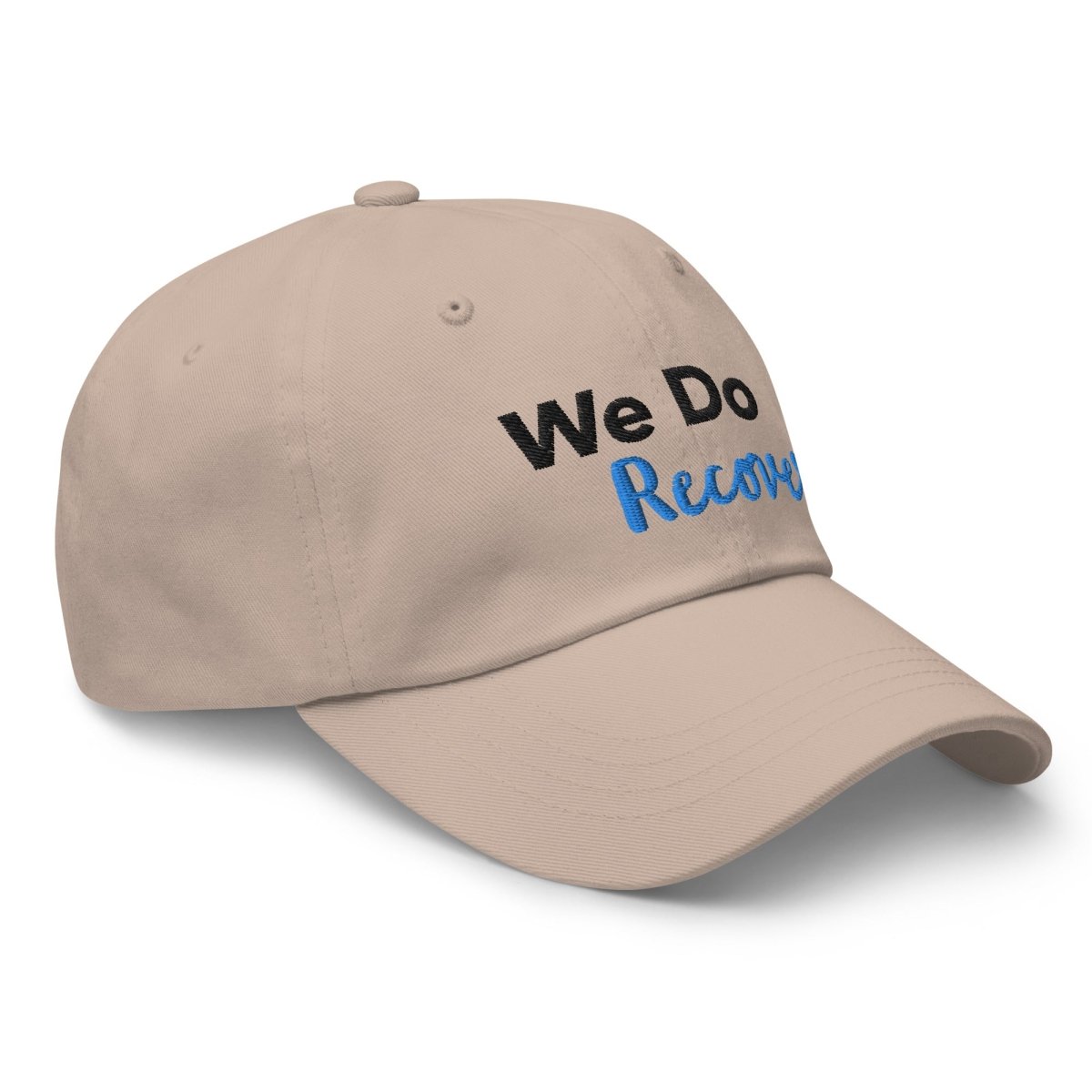 We Do Recover Dad Hat - Lightweight Cotton Sobriety Hat for Men & Women - Celebrate Recovery & Support Community - Perfect for AA Meetings, Sober Events & Everyday Wear