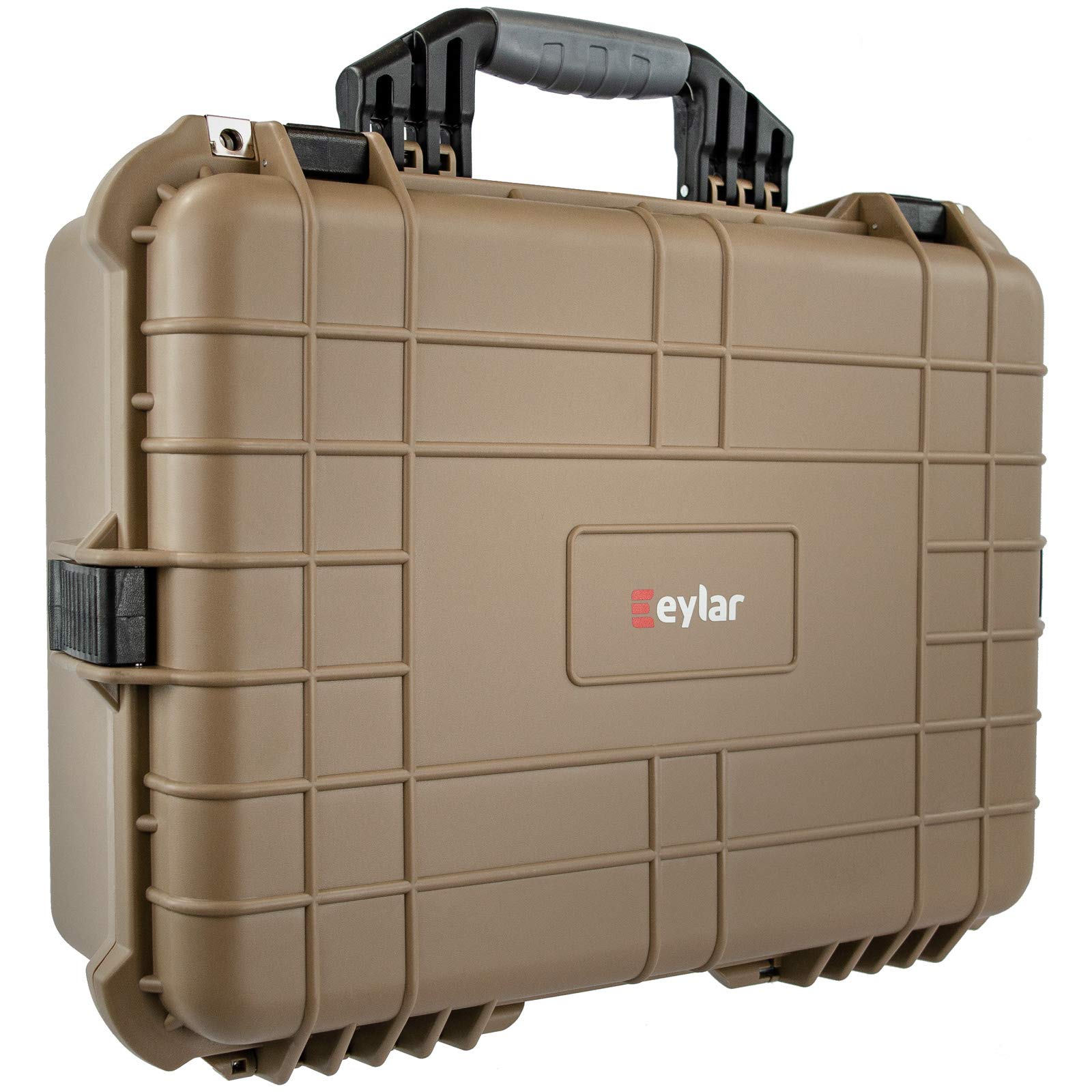 Eylar 20 Inch Tactical Hard Gun Case - Waterproof & Shockproof Protective Rifle Storage with Customizable Foam for Firearms, Hunting Gear & Outdoor Equipment - Perfect for Range, Travel & Secure Home Storage