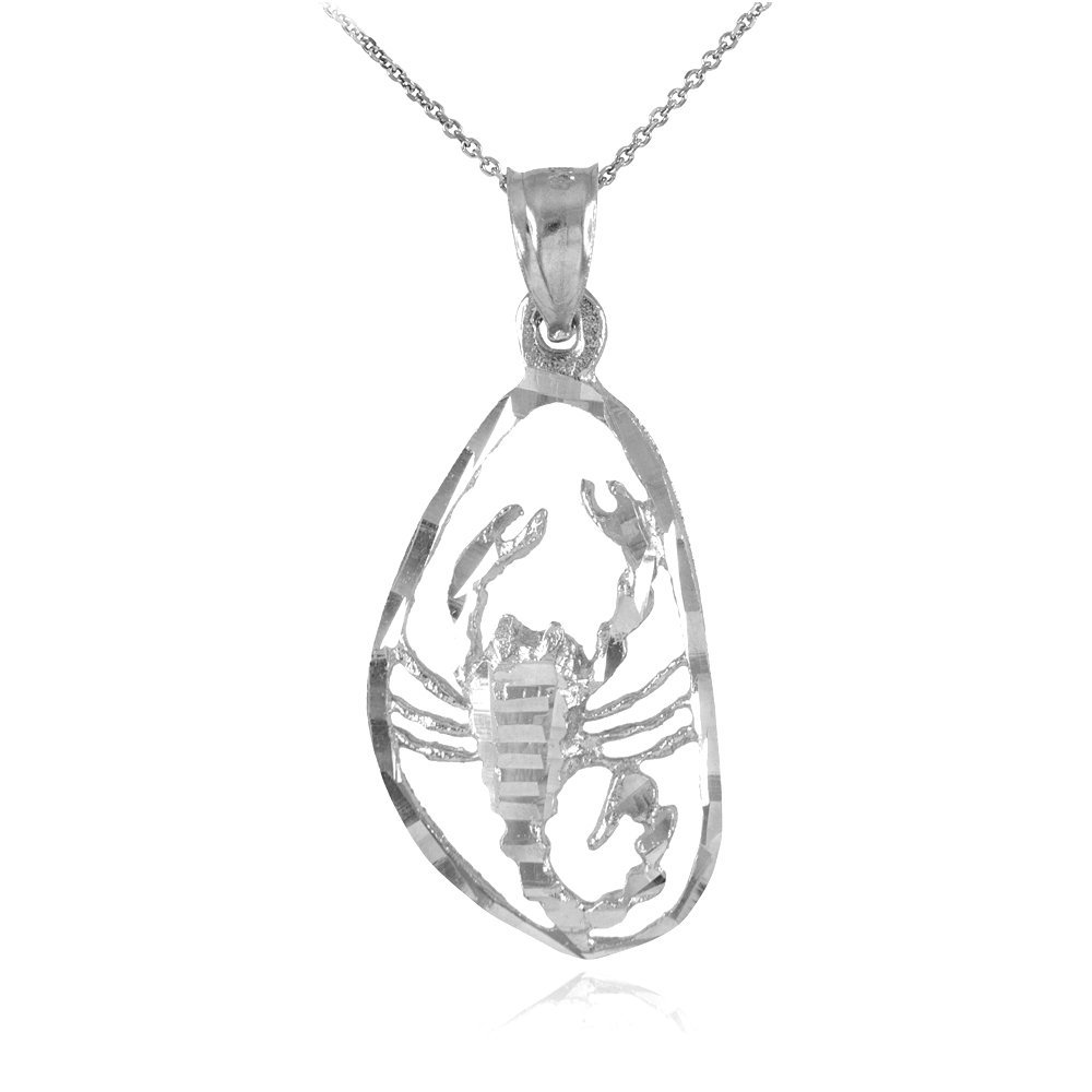 925 Sterling Silver Scorpio Zodiac Charm Necklace - Elegant Scorpion Pendant for Women, Perfect for Birthday Gifts, Anniversary & Daily Wear