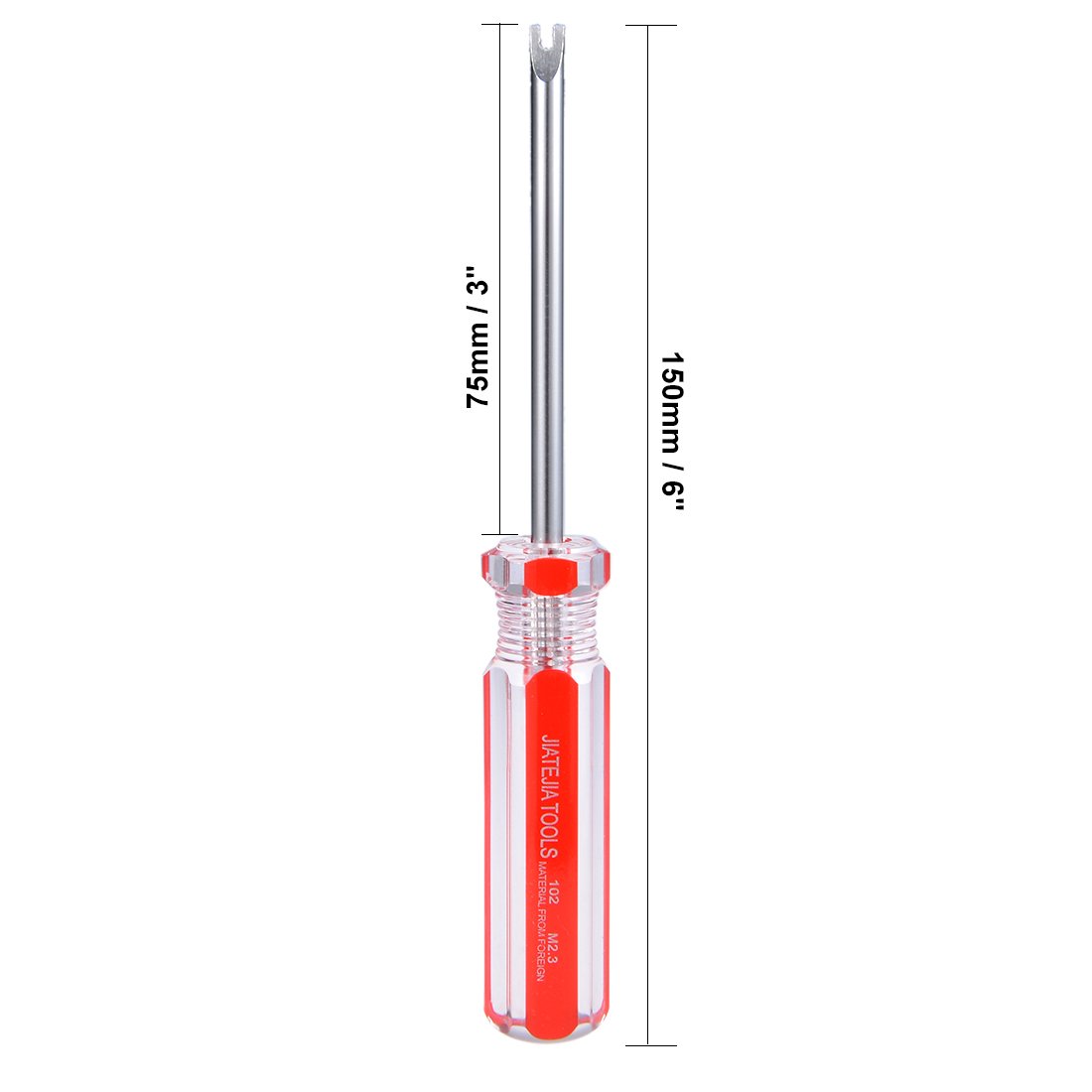 uxcell Magnetic 2.3mm Steel Spanner Screwdriver with 3 Inch Shaft - Precision Tool for Electronics, Watch & Jewelry Repair - Ideal for DIY, Home & Professional Use