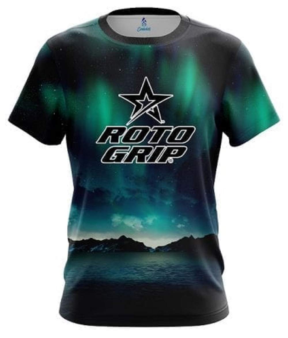 Roto Grip Northern Lights Bowling Jersey - High Performance Bowling Shirt for Men & Women - Perfect for League Play, Tournaments & Casual Bowling Nights