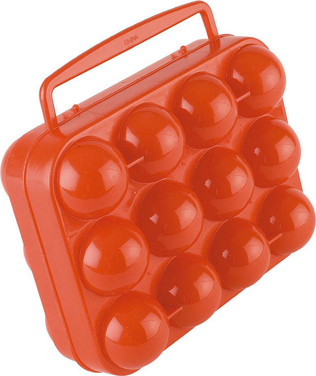 12 Count Egg Container - Durable Camping Egg Holder for 12 Eggs - Perfect for Outdoor Adventures, Picnics & Travel